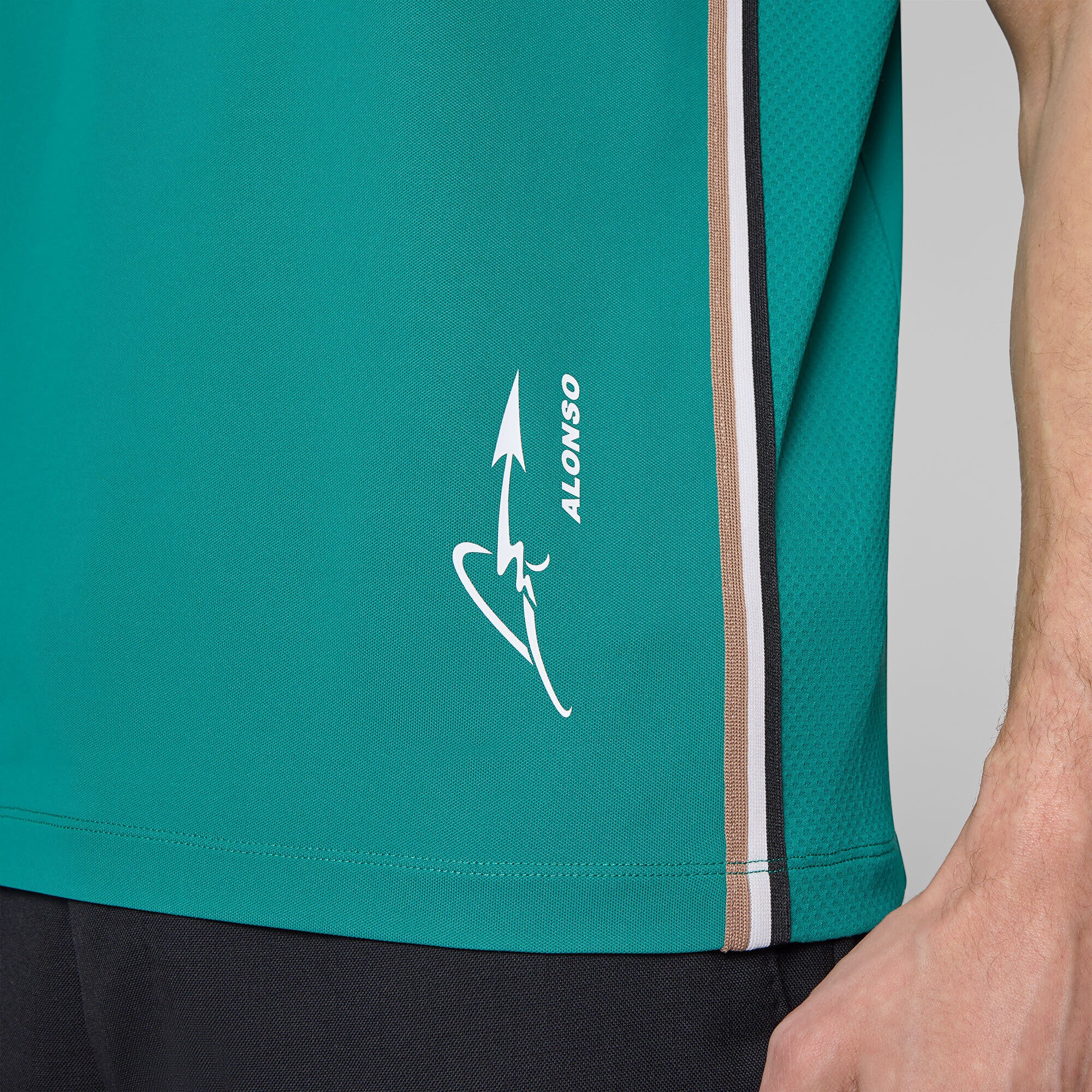 Aston Martin Aramco Cognizant F1 2025 Fernando Alonso Team Driver T-Shirt