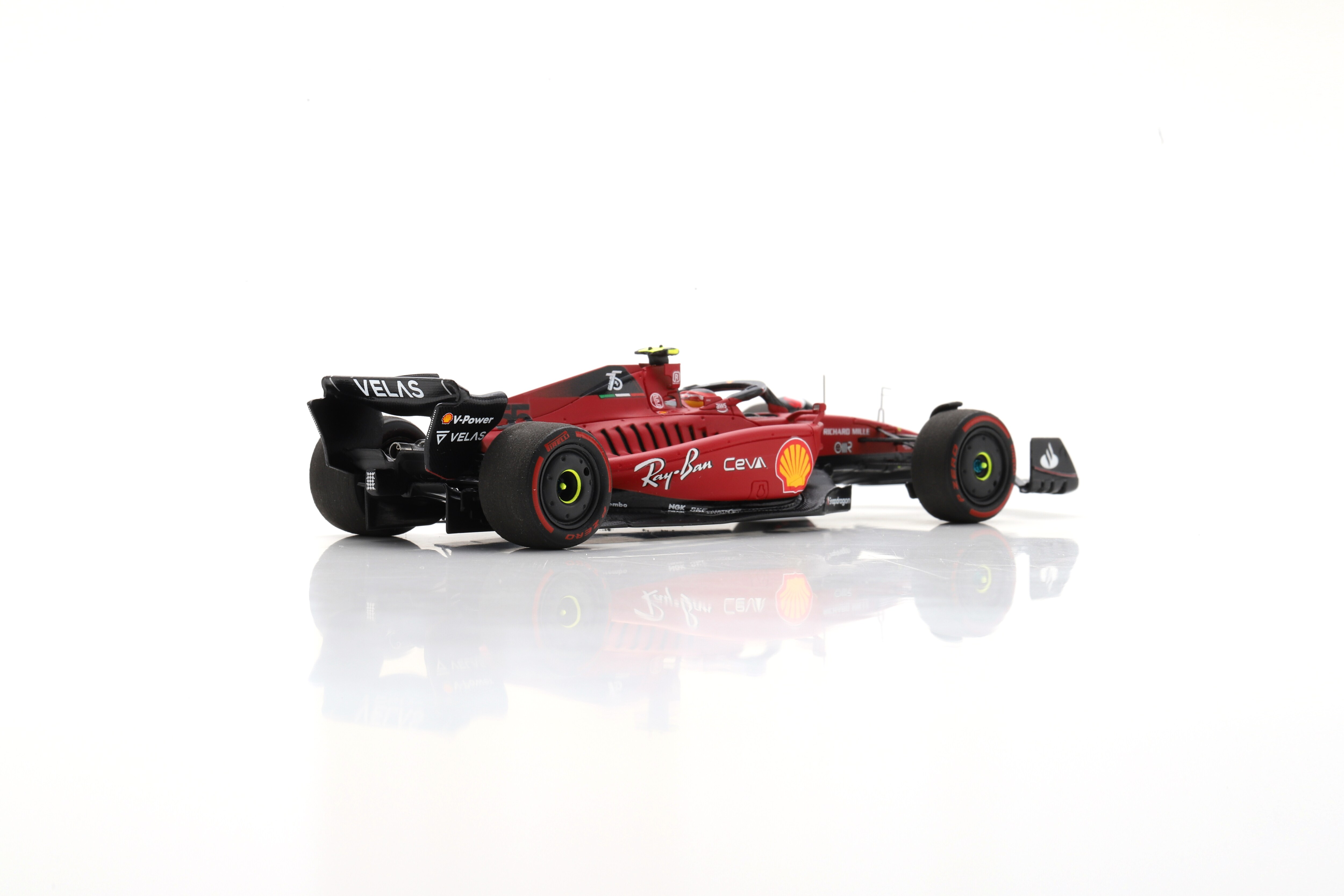 Scuderia Ferrari SF75 No.55 2nd Place Bahrain GP Carlos Sainz 1:43 LookSmart Model