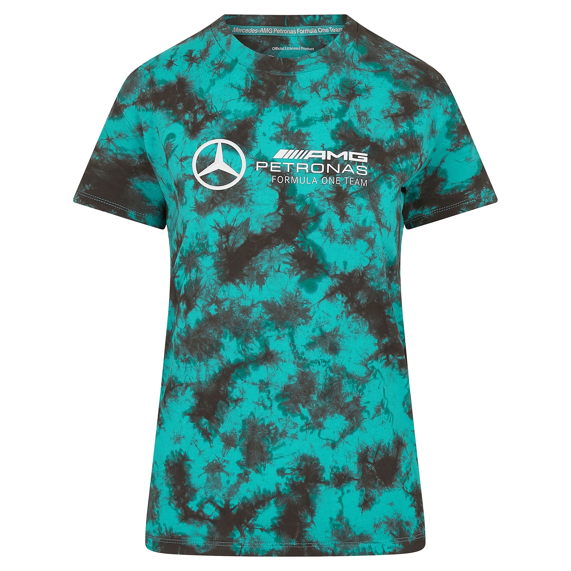 Mercedes AMG Petronas F1 Tie Dye T-Shirt - Womens