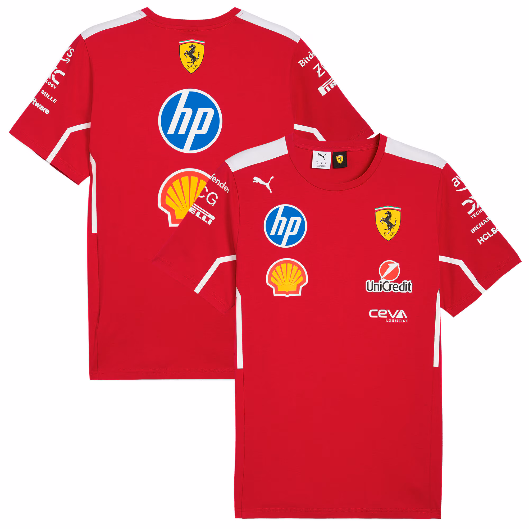 Scuderia Ferrari 2025 Team T-Shirt - Womens