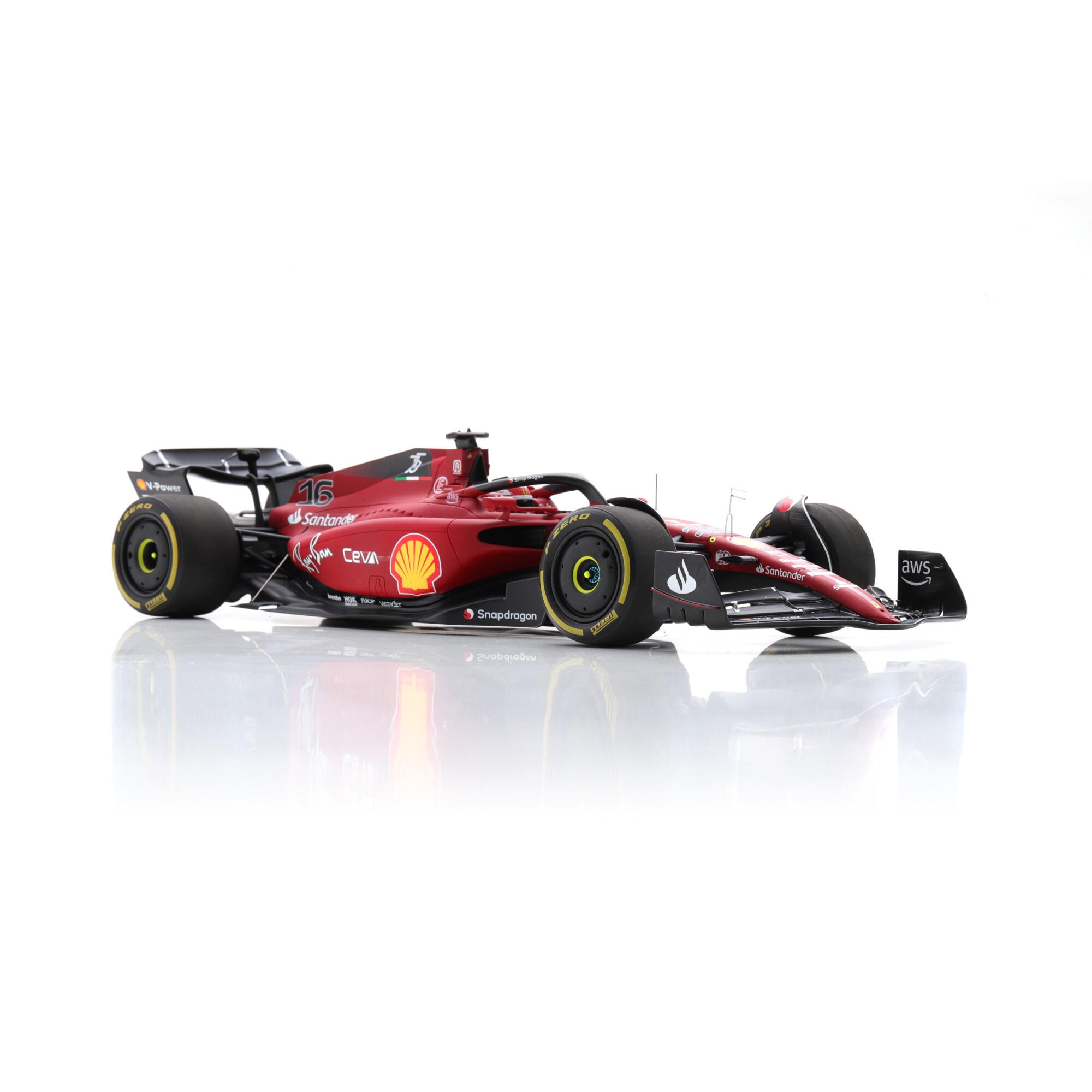 Scuderia Ferrari F1-75 No.16 Winner Austria GP Charles LeClerc 1:18 LookSmart Model