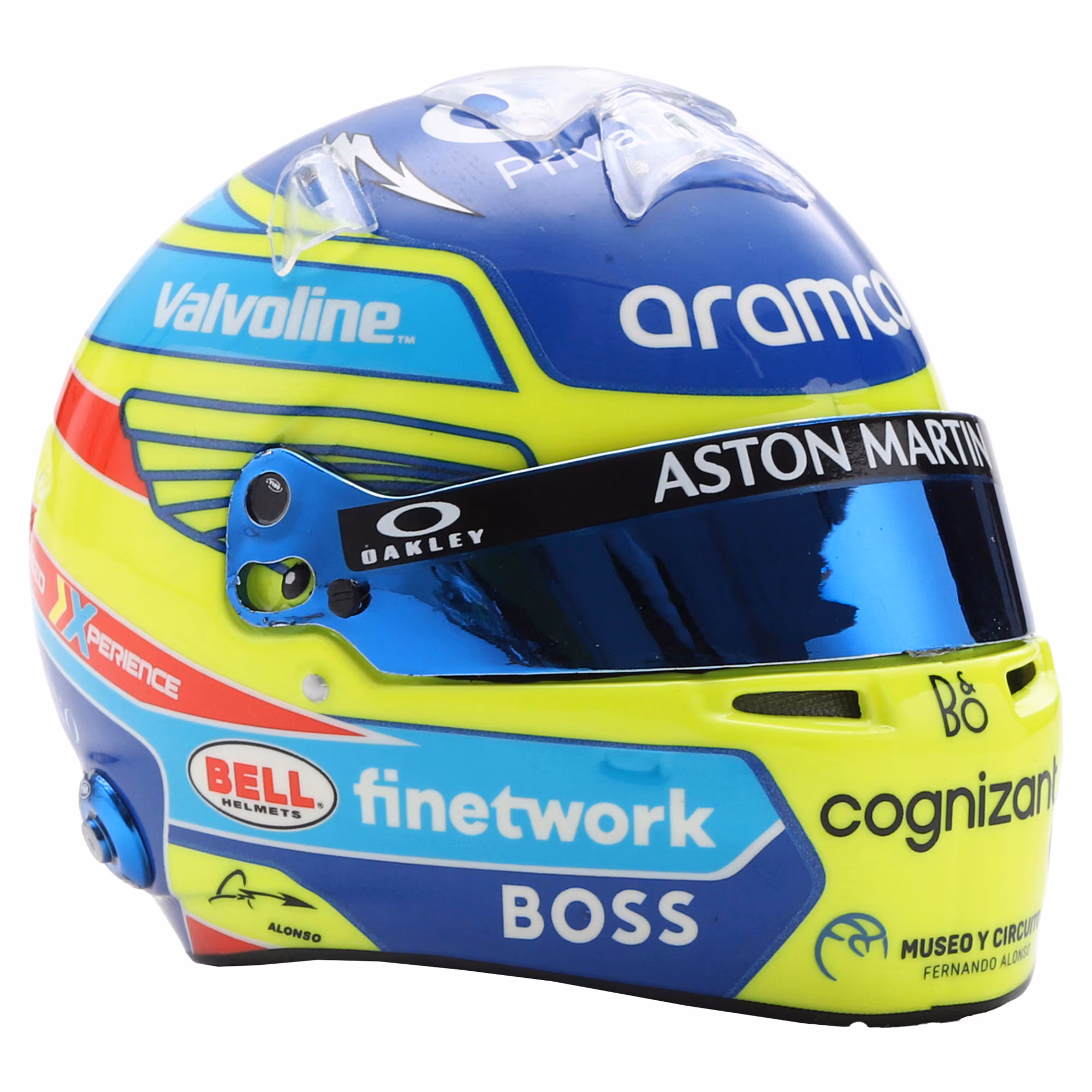 Aston Martin Aramco F1 Team Fernando Alonso 2024 1:5 Spark Model Helmet