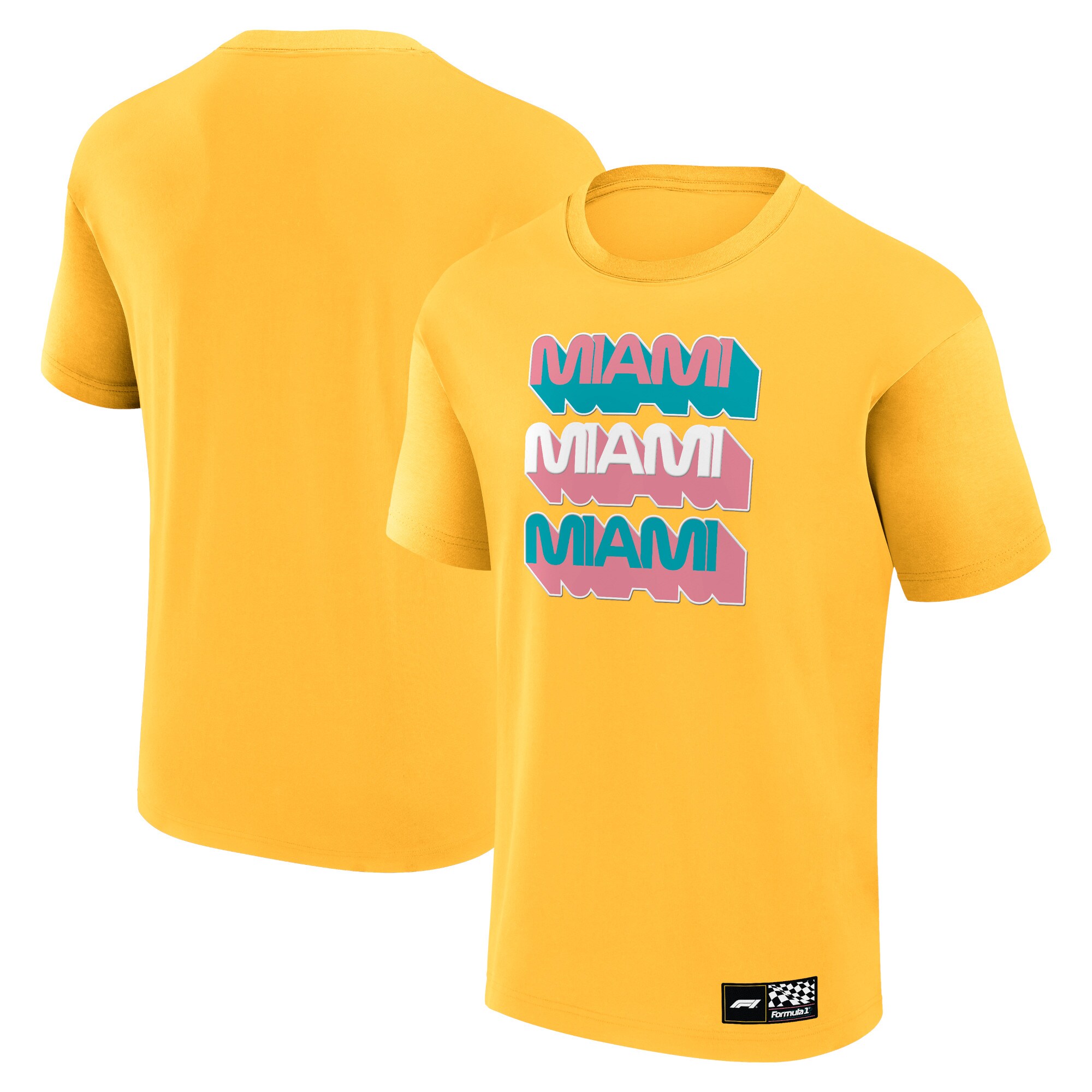 Formula 1 Formula 1 Miami T-Shirt - Yellow