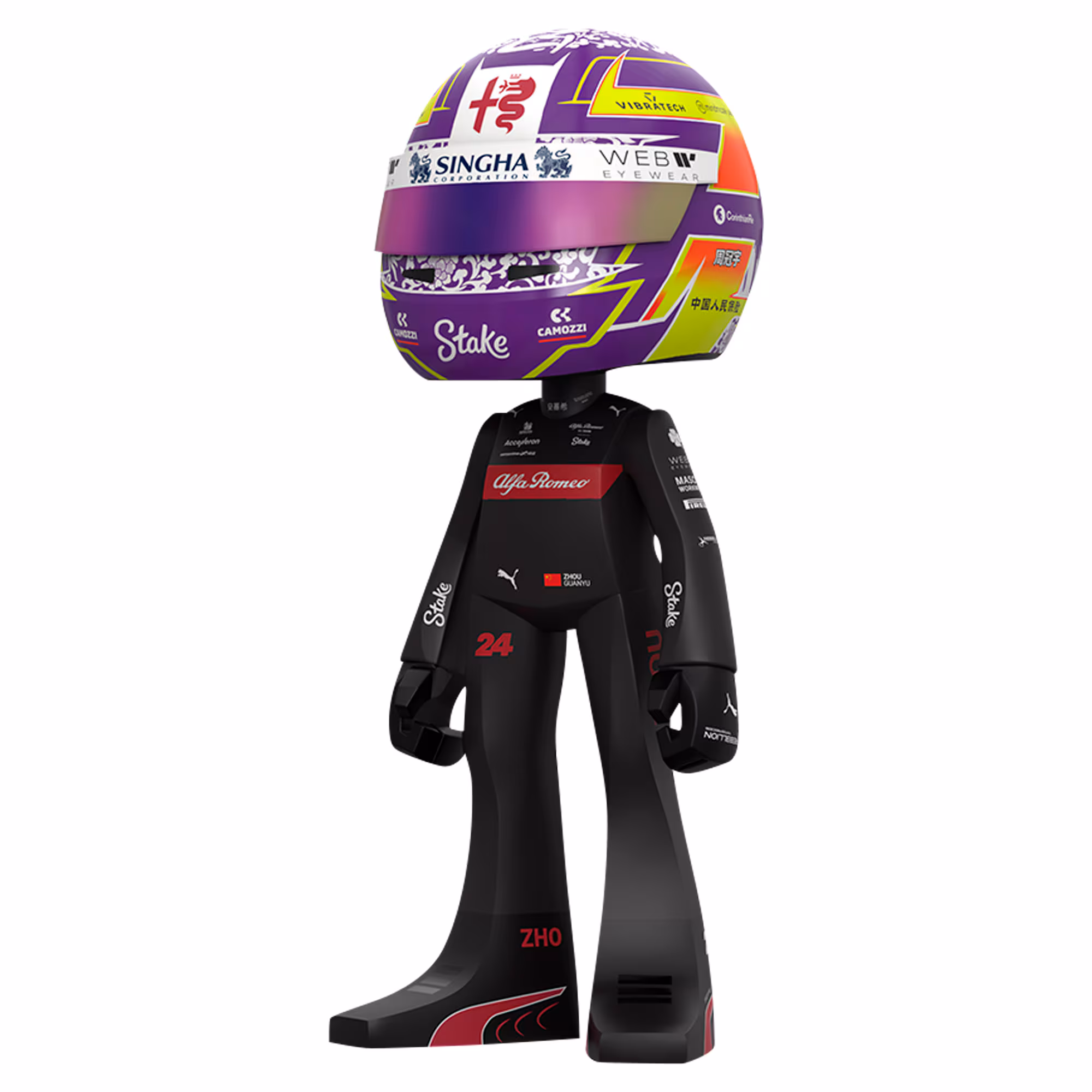 Alfa Romeo Sauber F1 Mighty Jaxx 2023 Zhou Guanyu Collectable Figurine