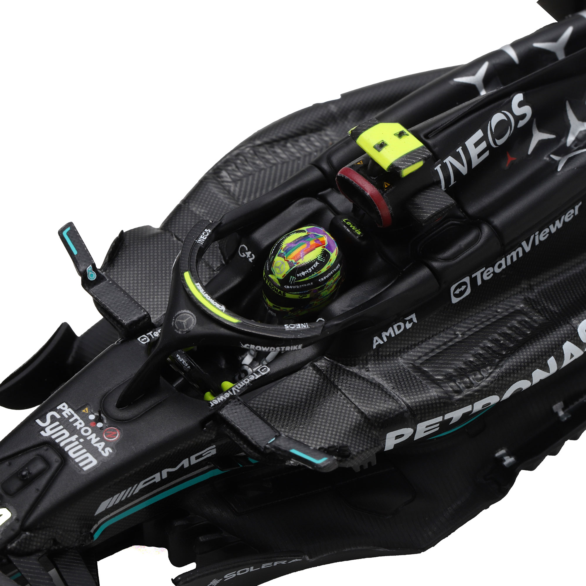 Mercedes AMG Petronas F1 W14 E Performance No.44 Lewis Hamilton 4th Monaco GP 1:43 Spark Model