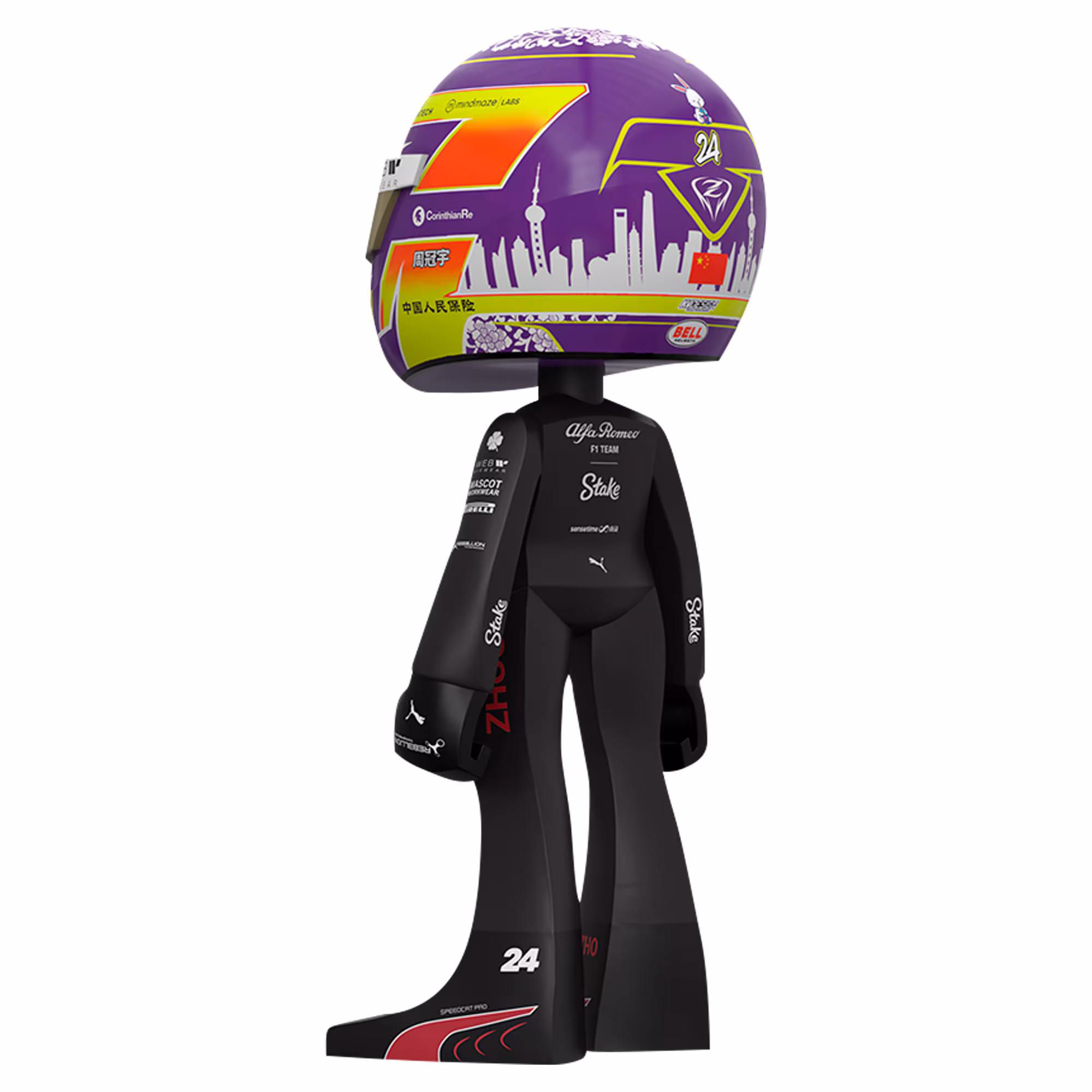 Alfa Romeo Sauber F1 Mighty Jaxx 2023 Zhou Guanyu Collectable Figurine