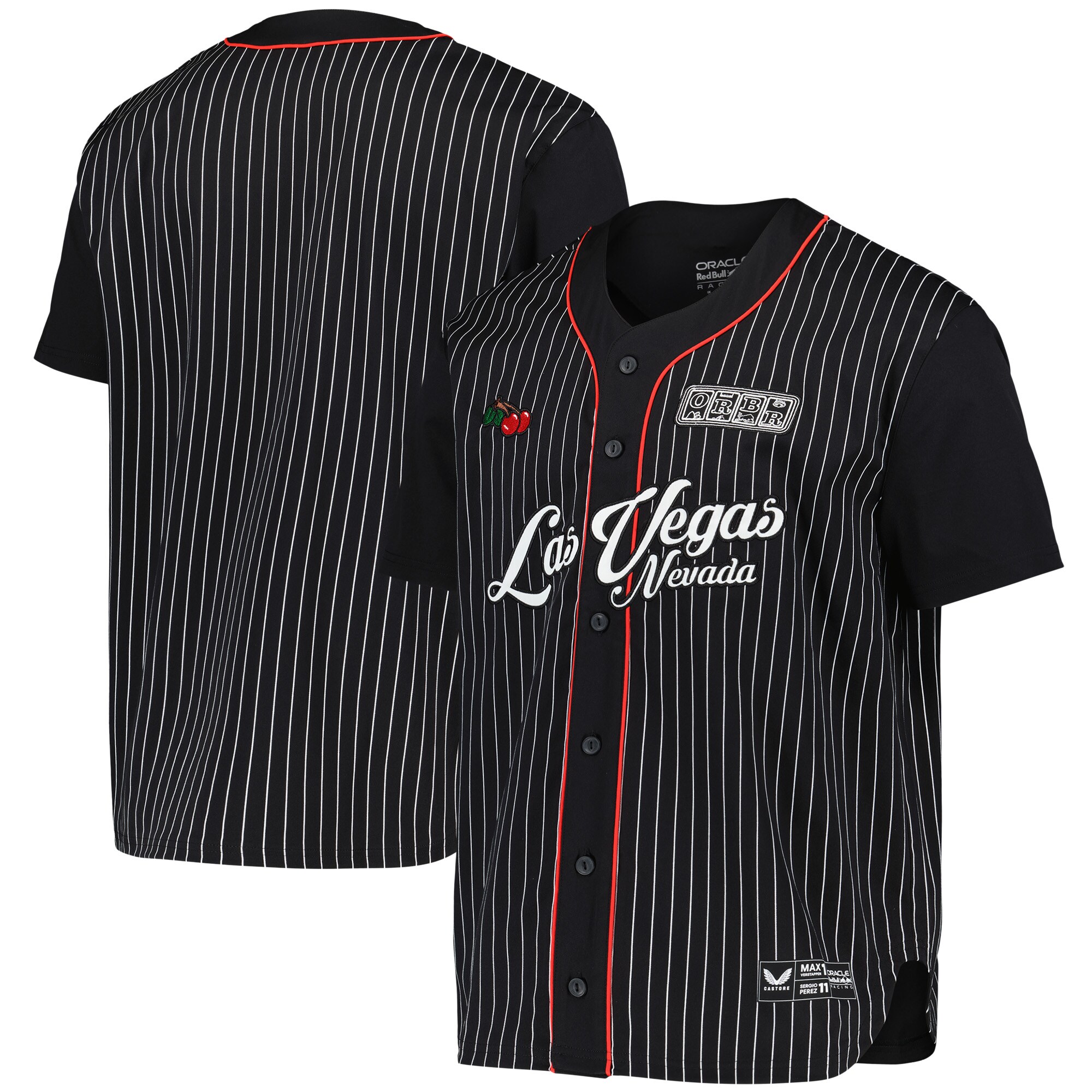 Red Bull Racing Special Edition Las Vegas Baseball Jersey - Unisex