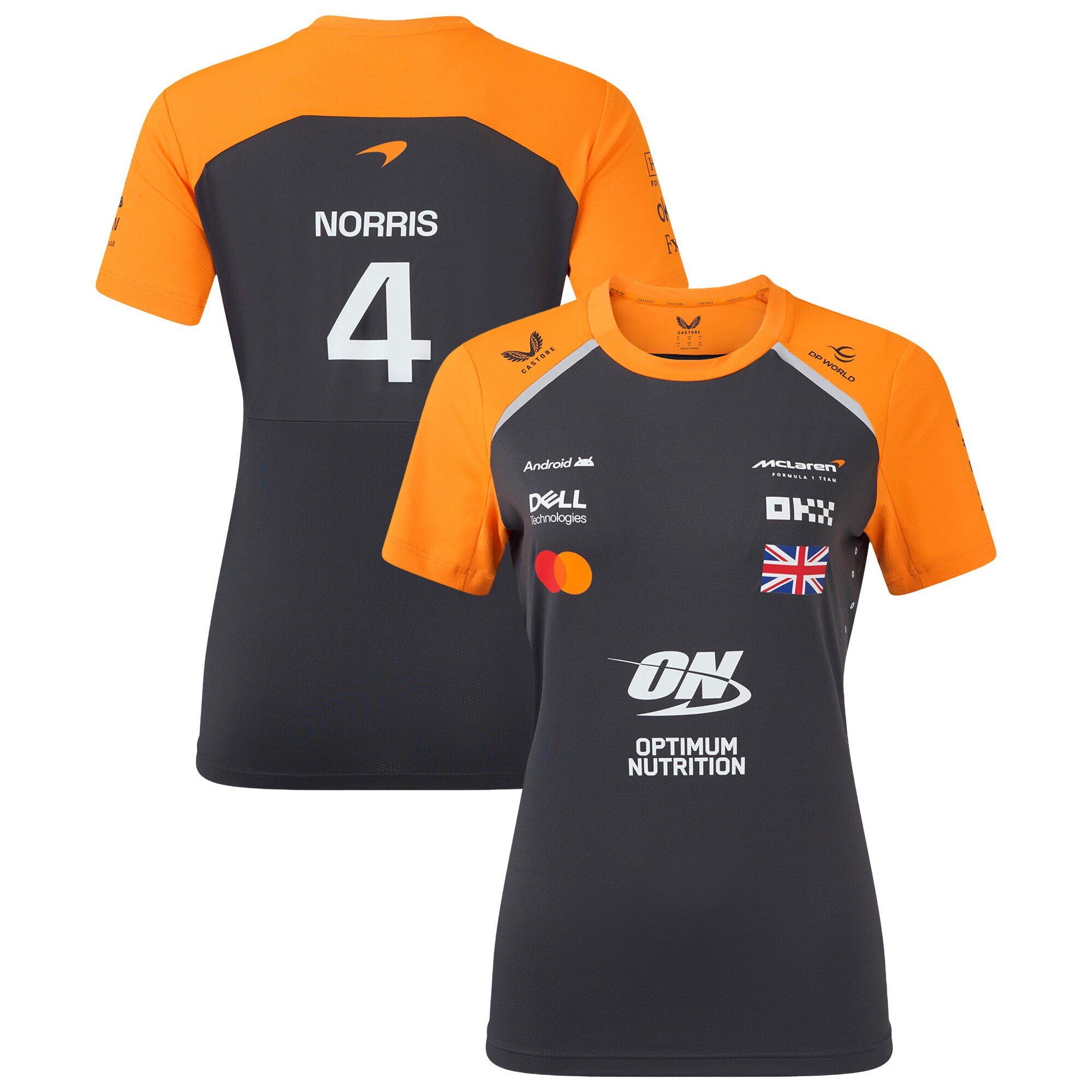 McLaren 2025 Team Lando Norris Driver Set Up T-Shirt - Phantom - Womens