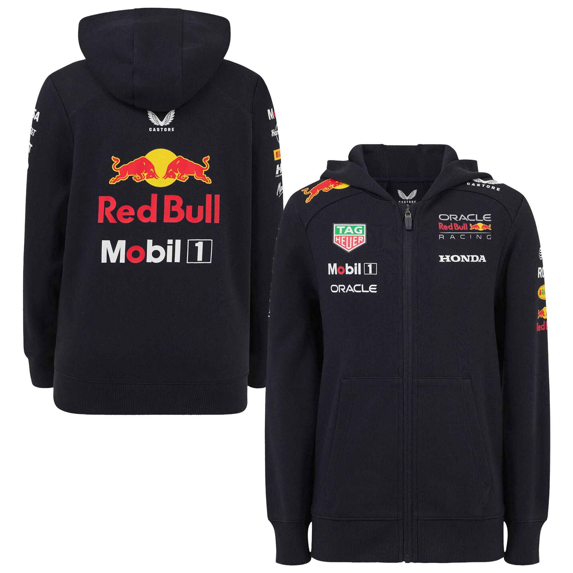 Red Bull Racing 2025 Team Full Zip Hoodie - Kids