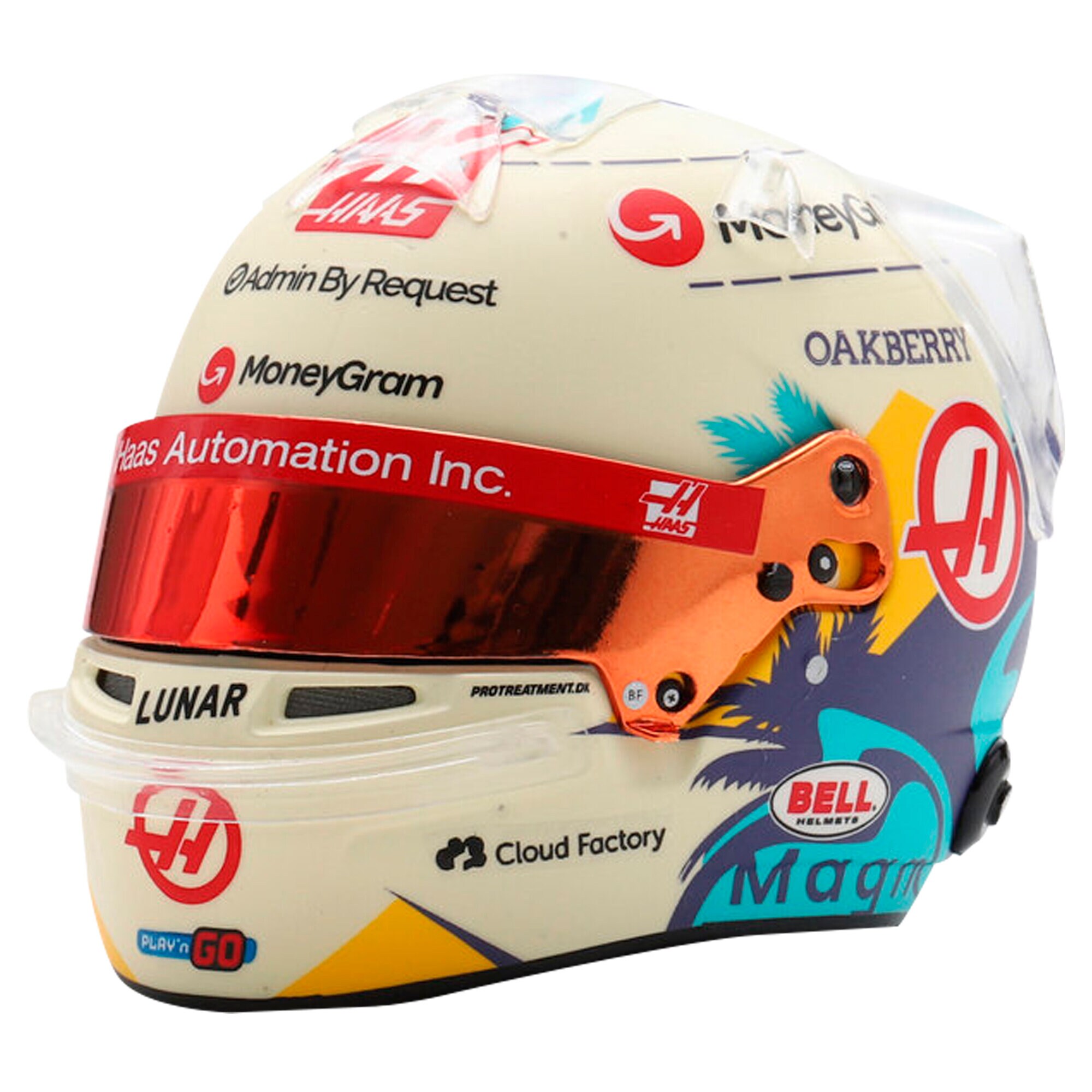 Haas F1 Team Kevin Magnussen 2024 1:5 Spark Model Helmet