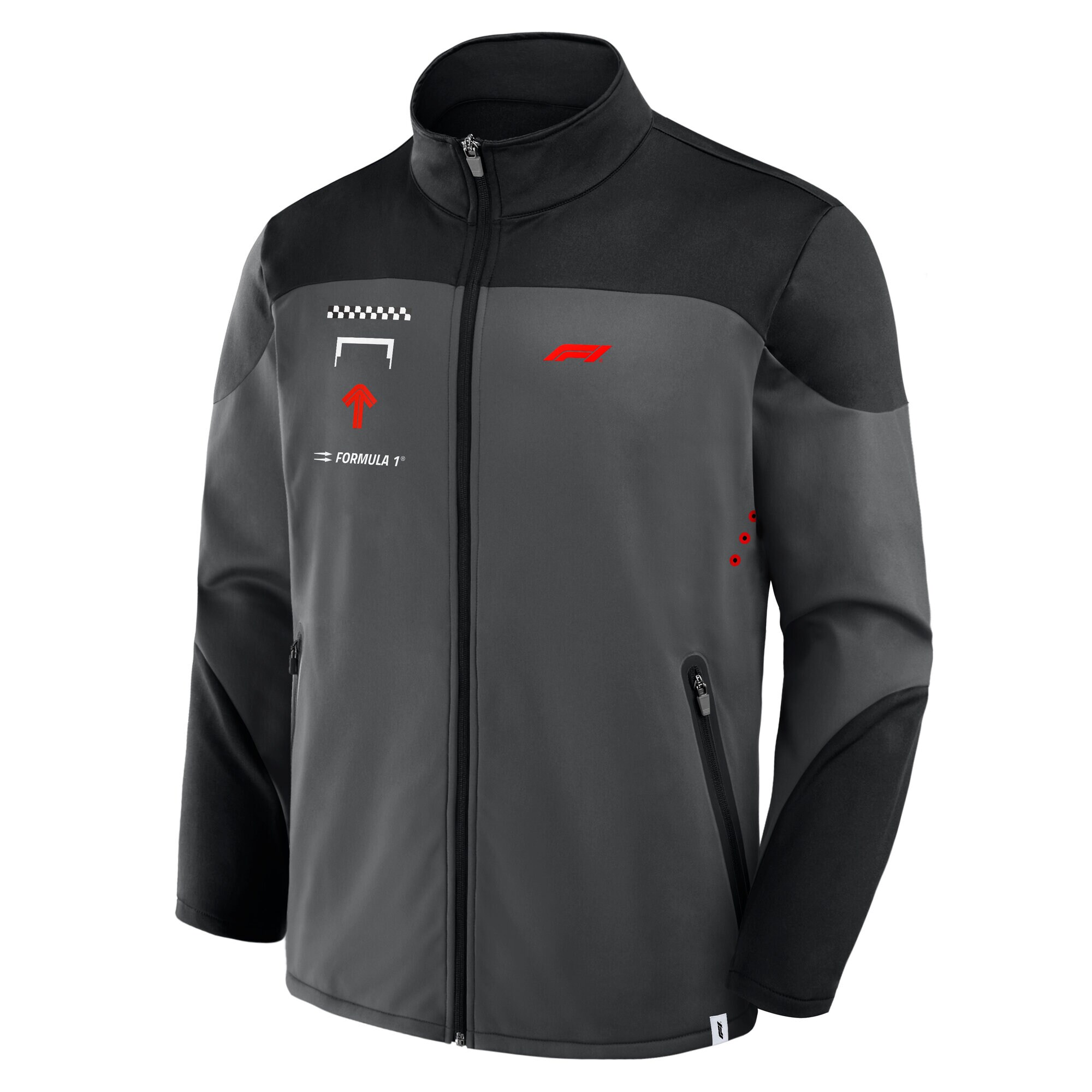 Formula 1 Tech Full Zip Top - Dark Shadow