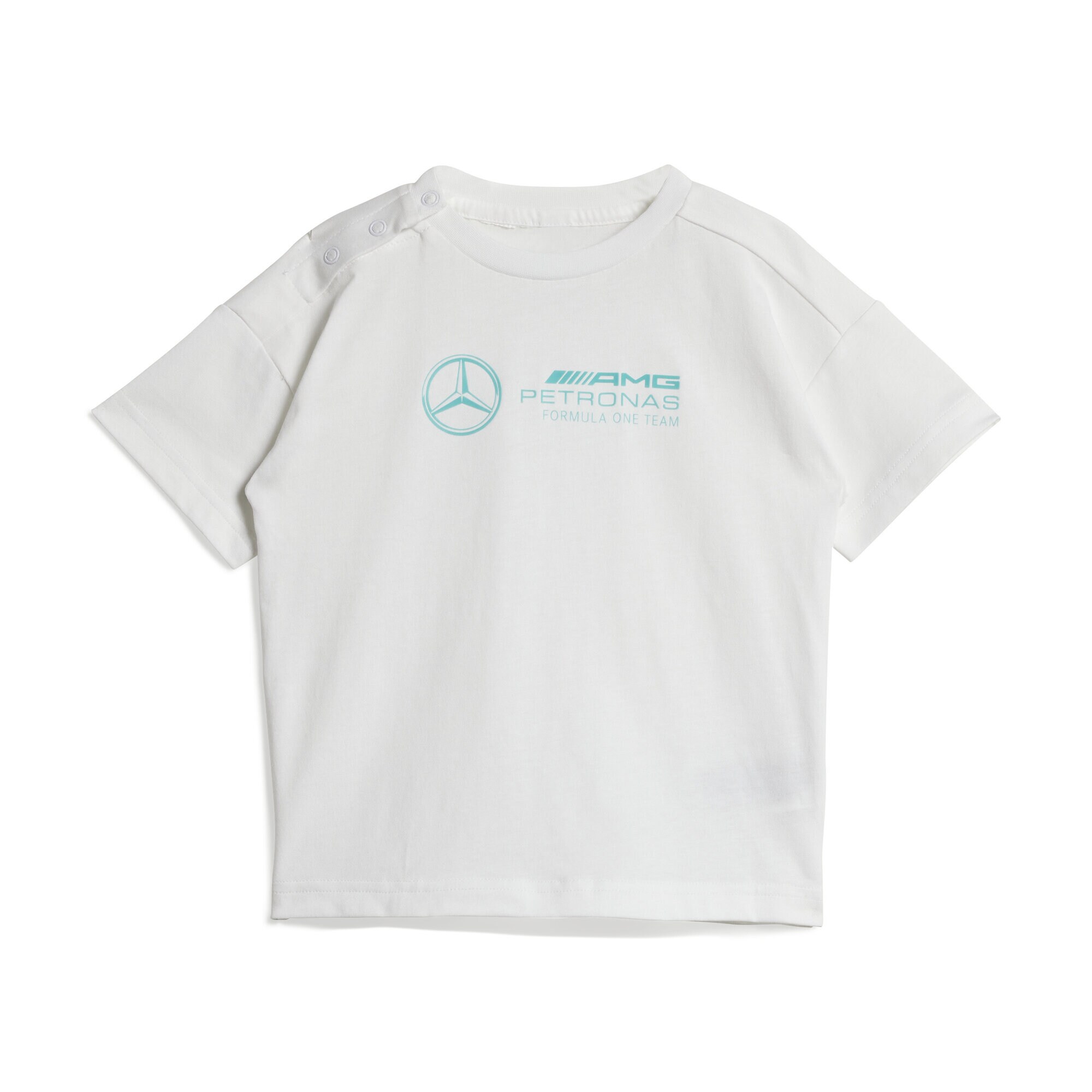 Mercedes AMG Petronas adidas F1 Short & T-Shirt Set- White - Infant