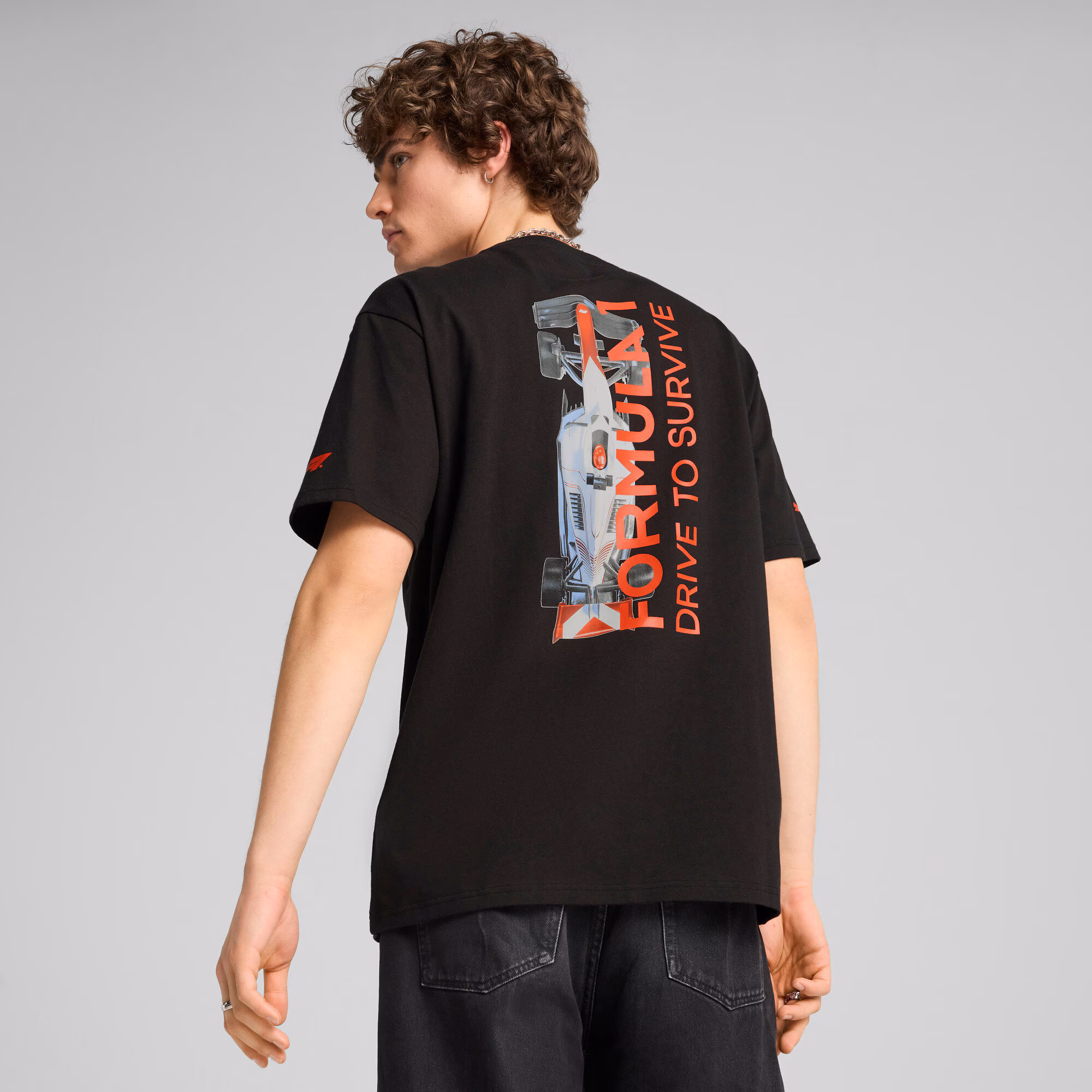 Formula 1 Drive to Survive Graphic Race T-Shirt - Black