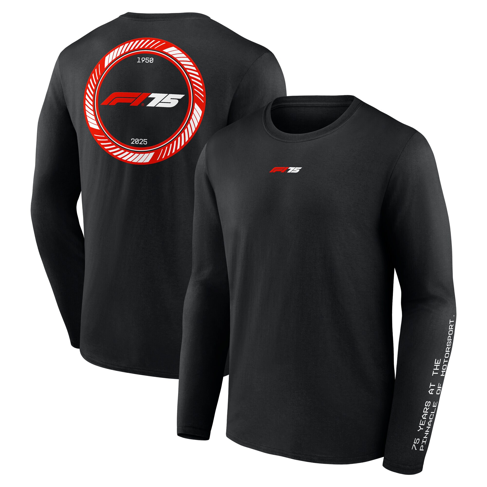 Formula 1 F175 Wheel Graphic Long Sleeve T-Shirt - Black