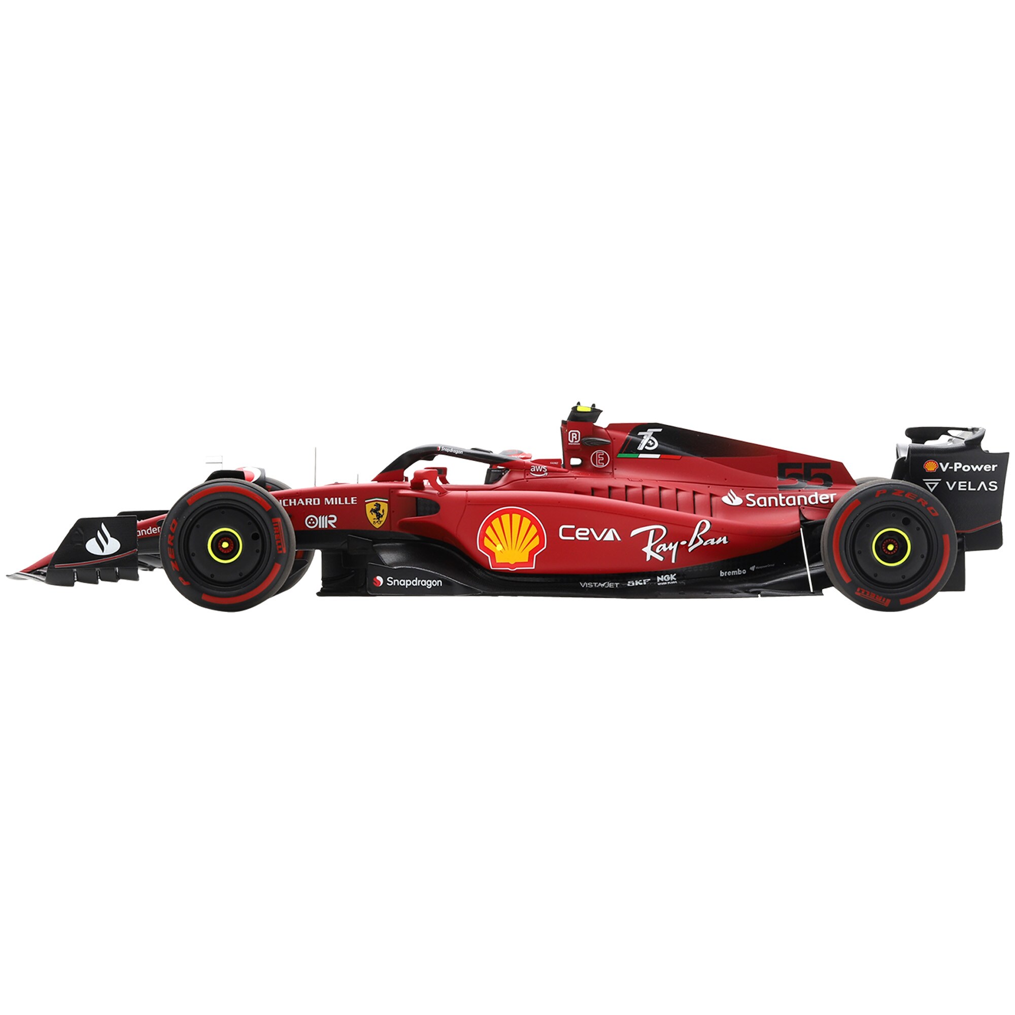 Scuderia Ferrari SF75 No.55 2nd Place Bahrain GP Carlos Sainz 1:18 LookSmart Model