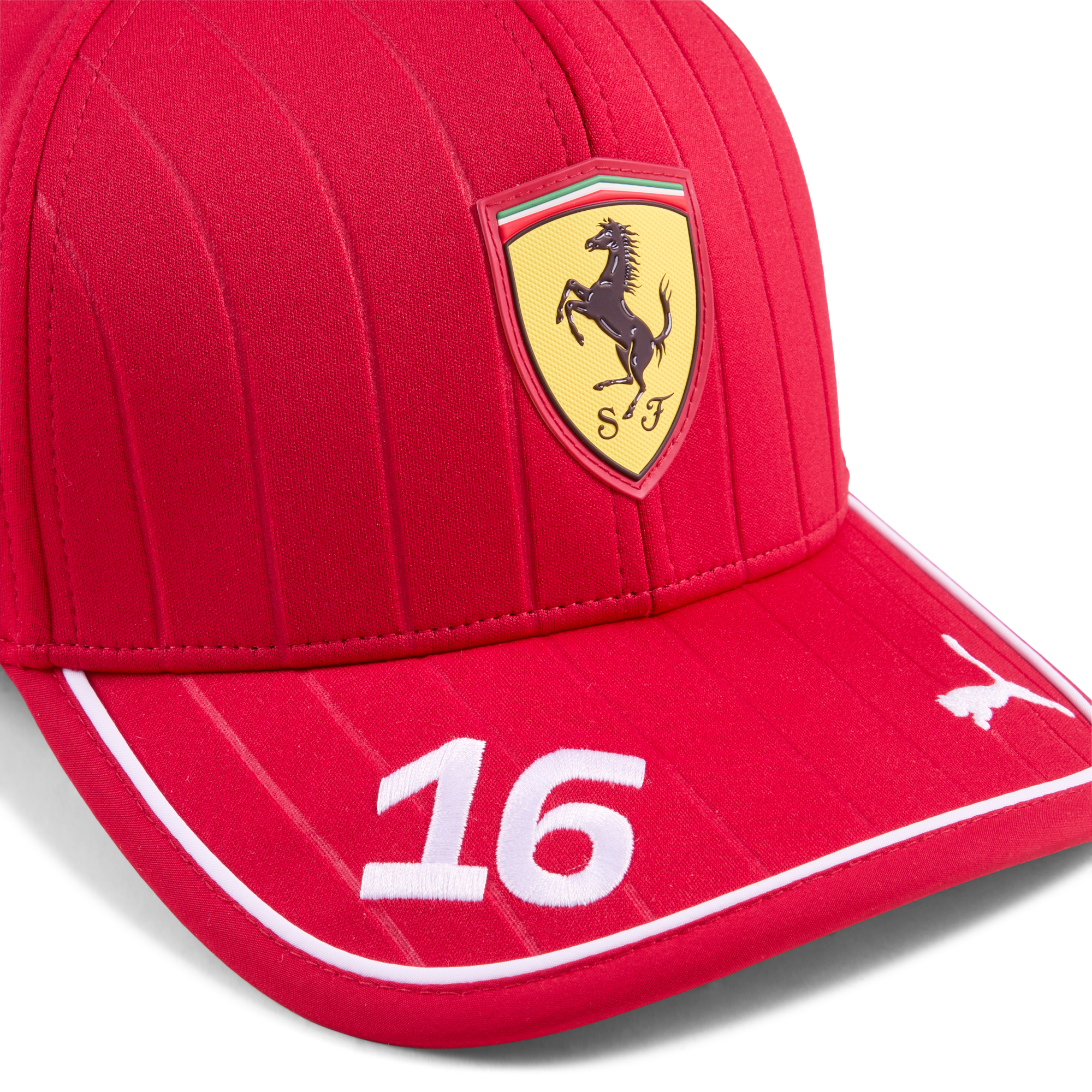 Scuderia Ferrari 2025 Team Charles Leclerc Cap - Red - Kids