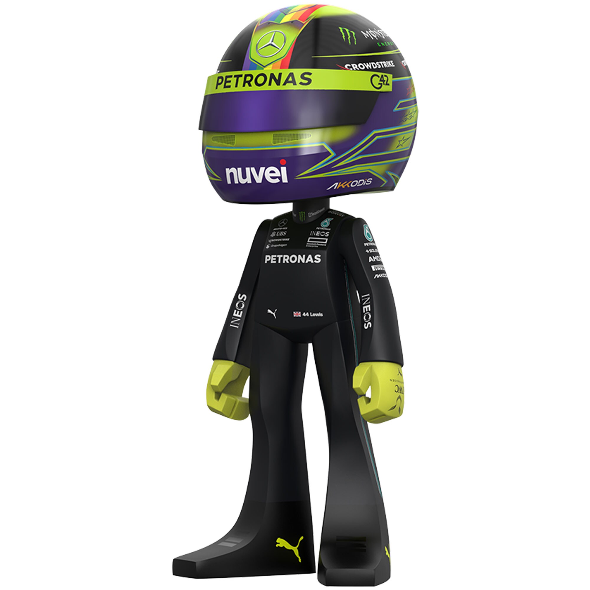 Mercedes Mighty Jaxx 2023 Lewis Hamilton Collectable Figurine