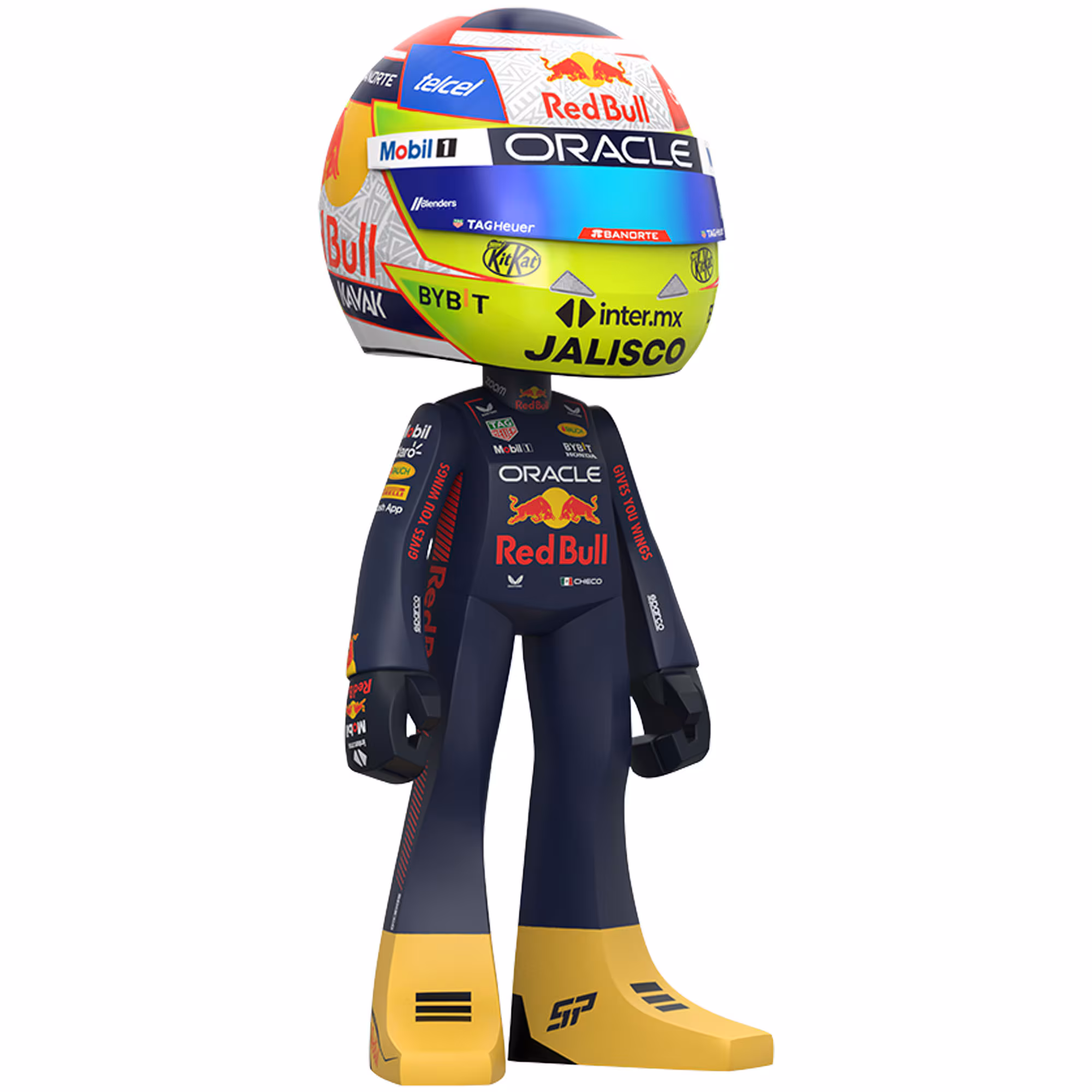 Red Bull Racing Mighty Jaxx 2023 Sergio Perez Collectable Figurine