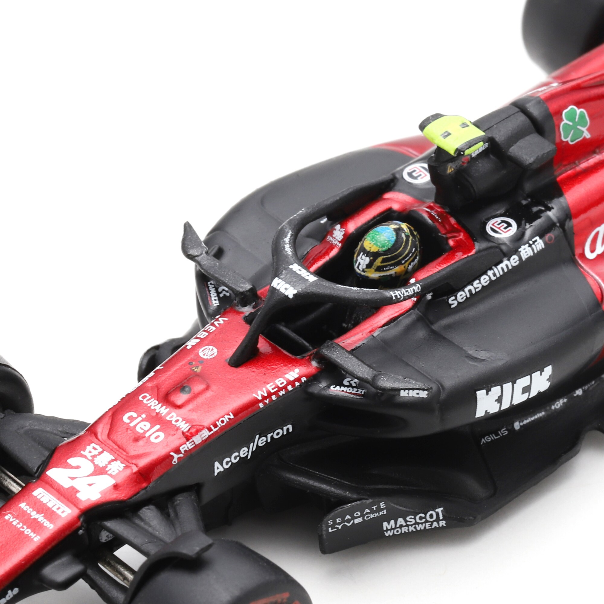 Alfa Romeo Sauber F1 Team Stake C43 No.24 2023 Zhou Guanyu 1:64 Sparks Model