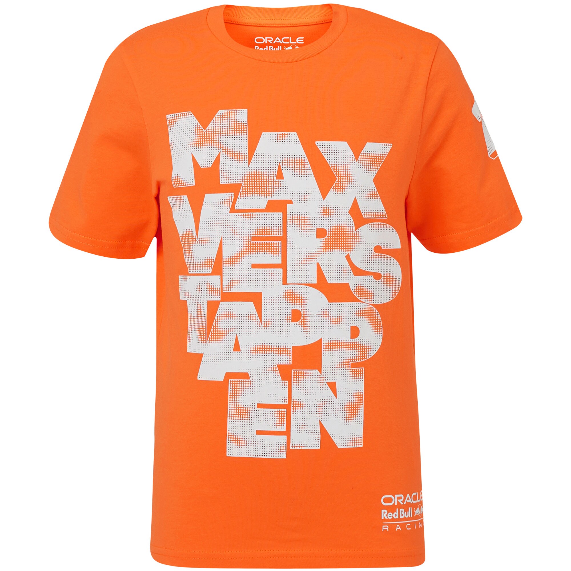 Red Bull Racing Max Verstappen Expression Driver T-Shirt - Orange - Kids