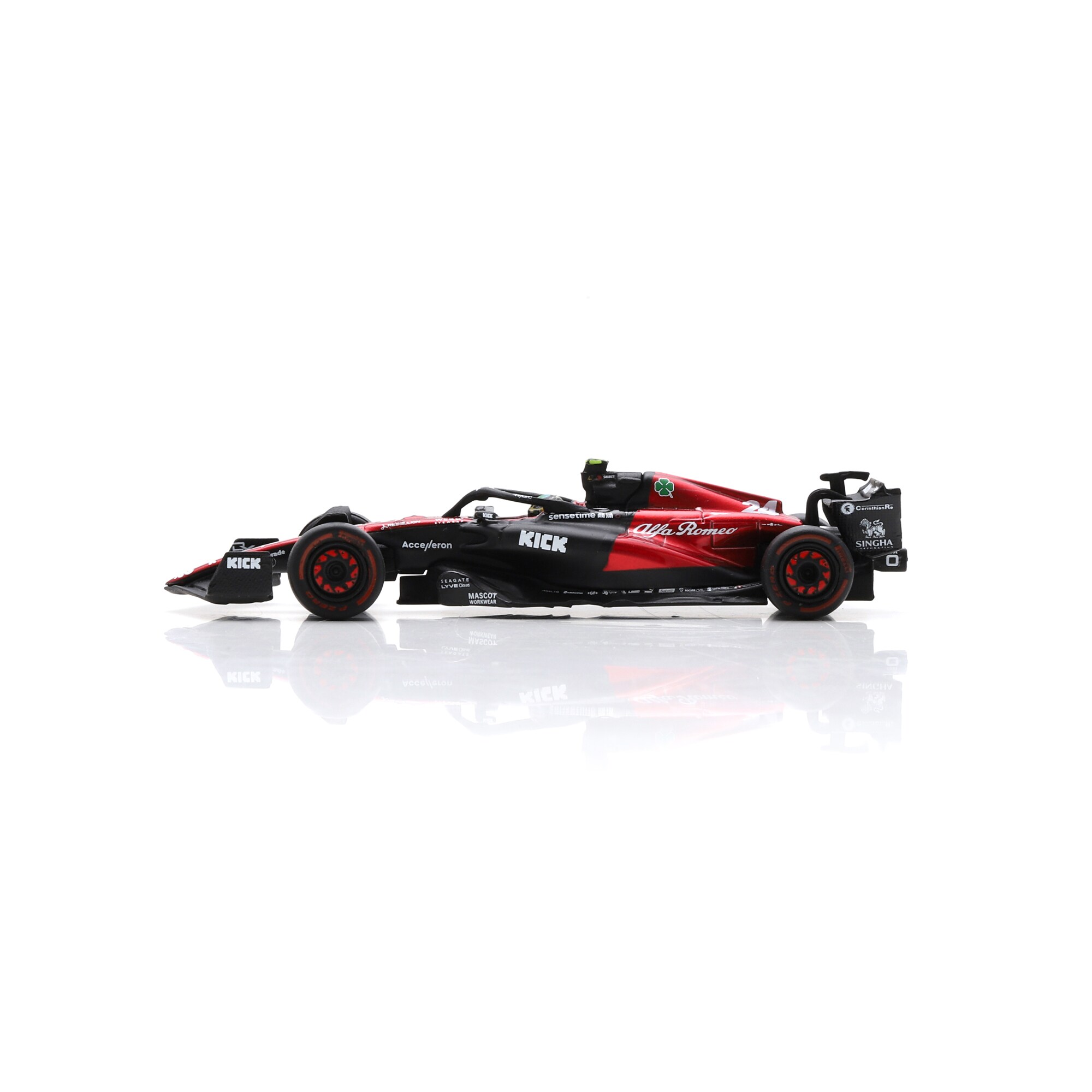 Alfa Romeo Sauber F1 Team Stake C43 No.24 2023 Zhou Guanyu 1:64 Sparks Model