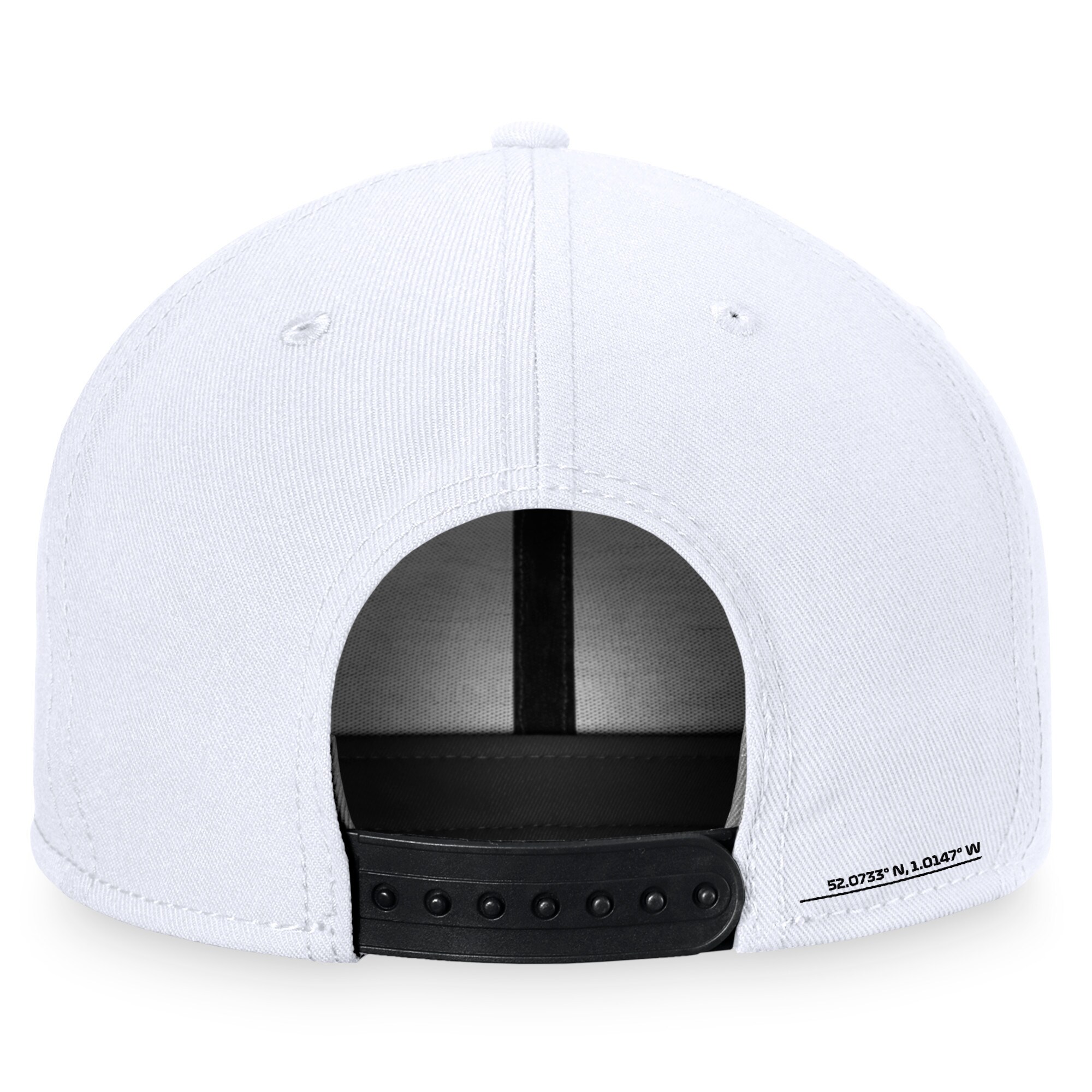 Formula 1 Authentic Pro Road Structured Adjustable Cap - White
