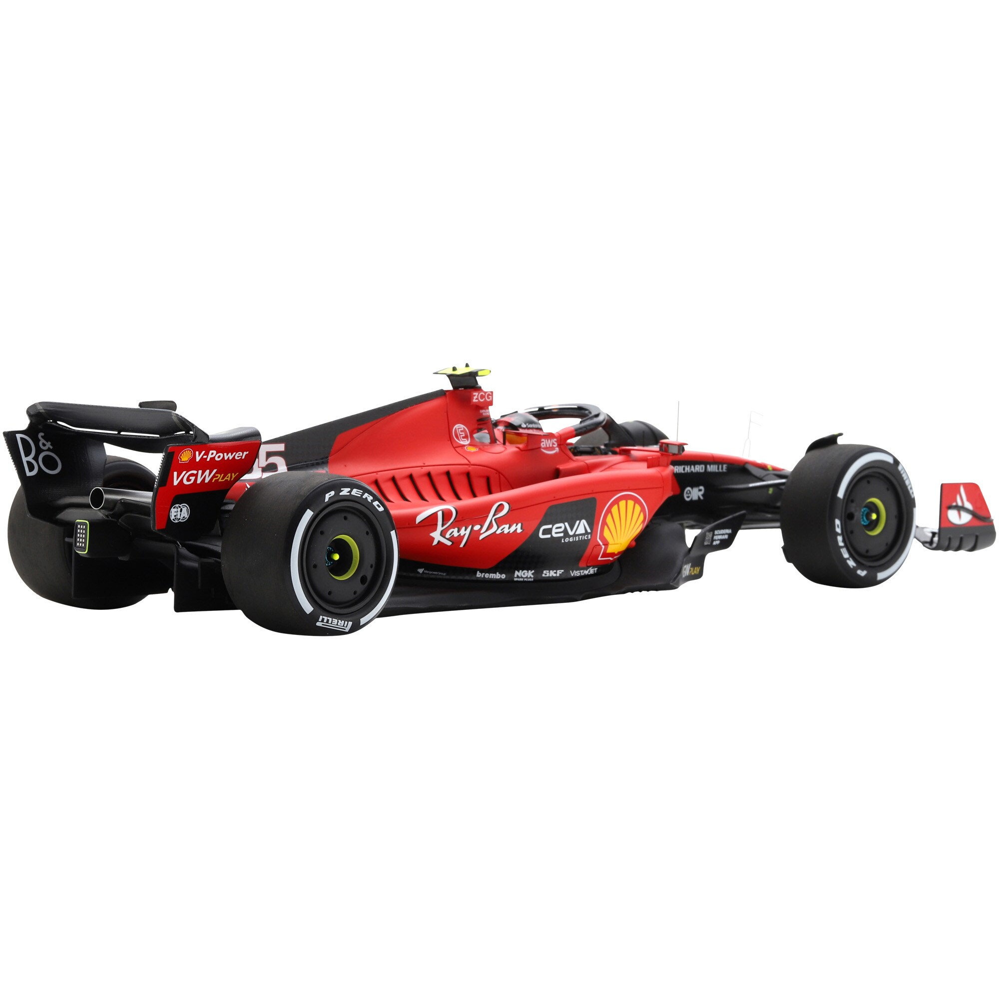 Scuderai Ferrari SF23 No.55 Bahrain GP 4th Place - Carlos Sainz 1:18 LookSmart Model