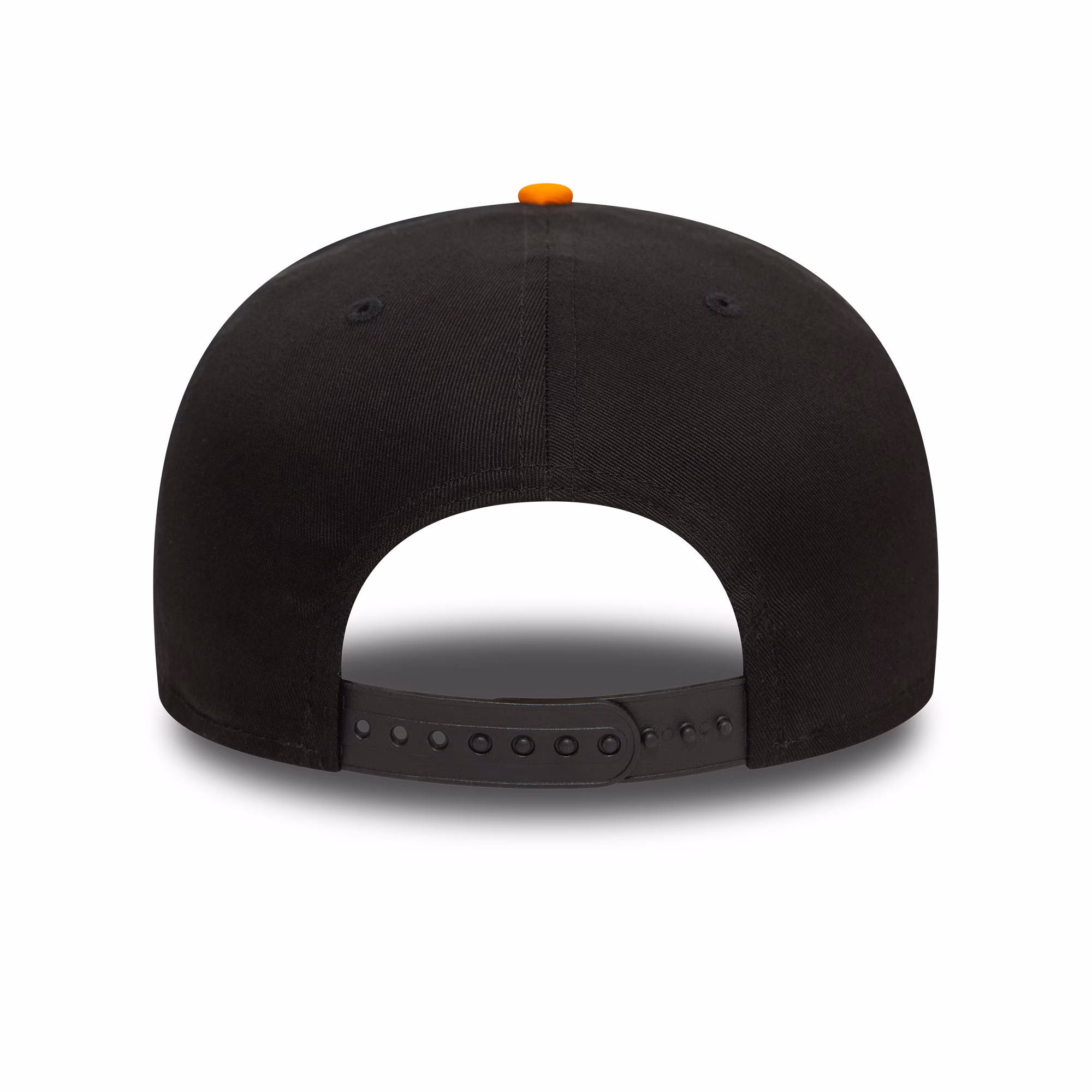 McLaren New Era 9FIFTY Essentials Pre Curve Cap - Black / Papaya
