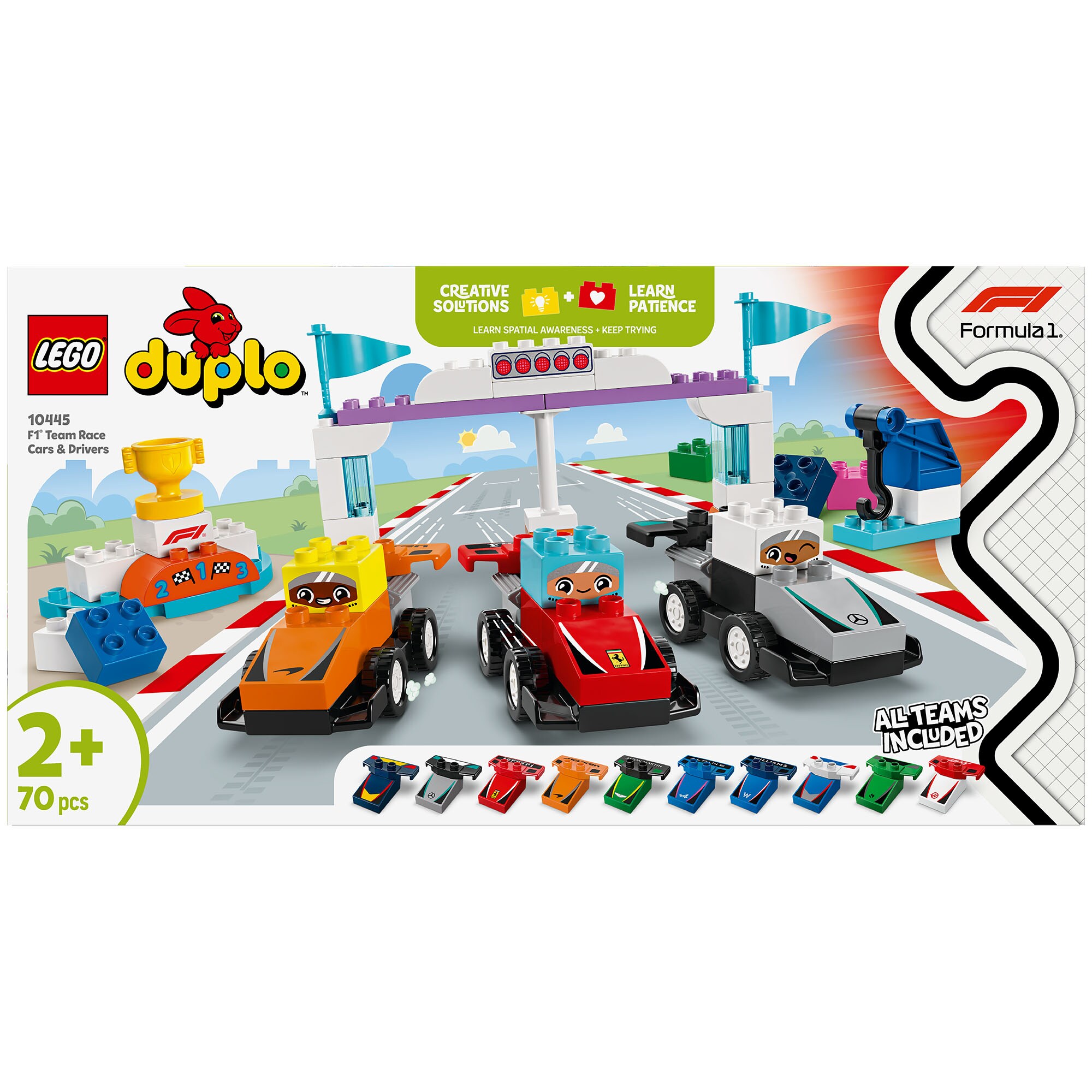 F1® LEGO® Team Race Cars & Drivers