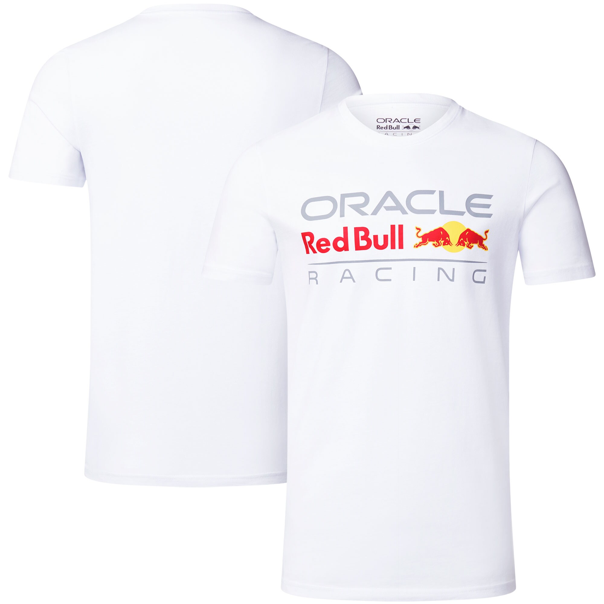 Red Bull Racing Large Logo T-shirt - White - Unisex