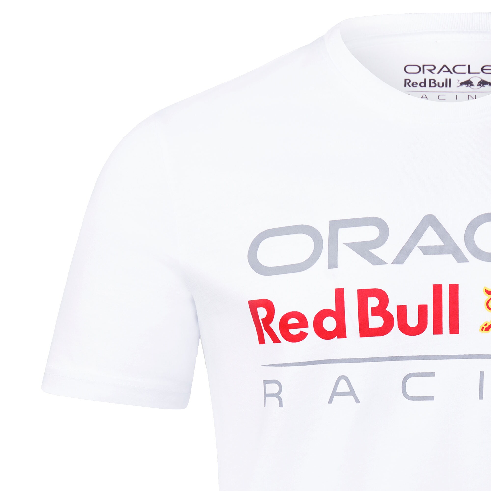 Red Bull Racing Large Logo T-shirt - White - Unisex