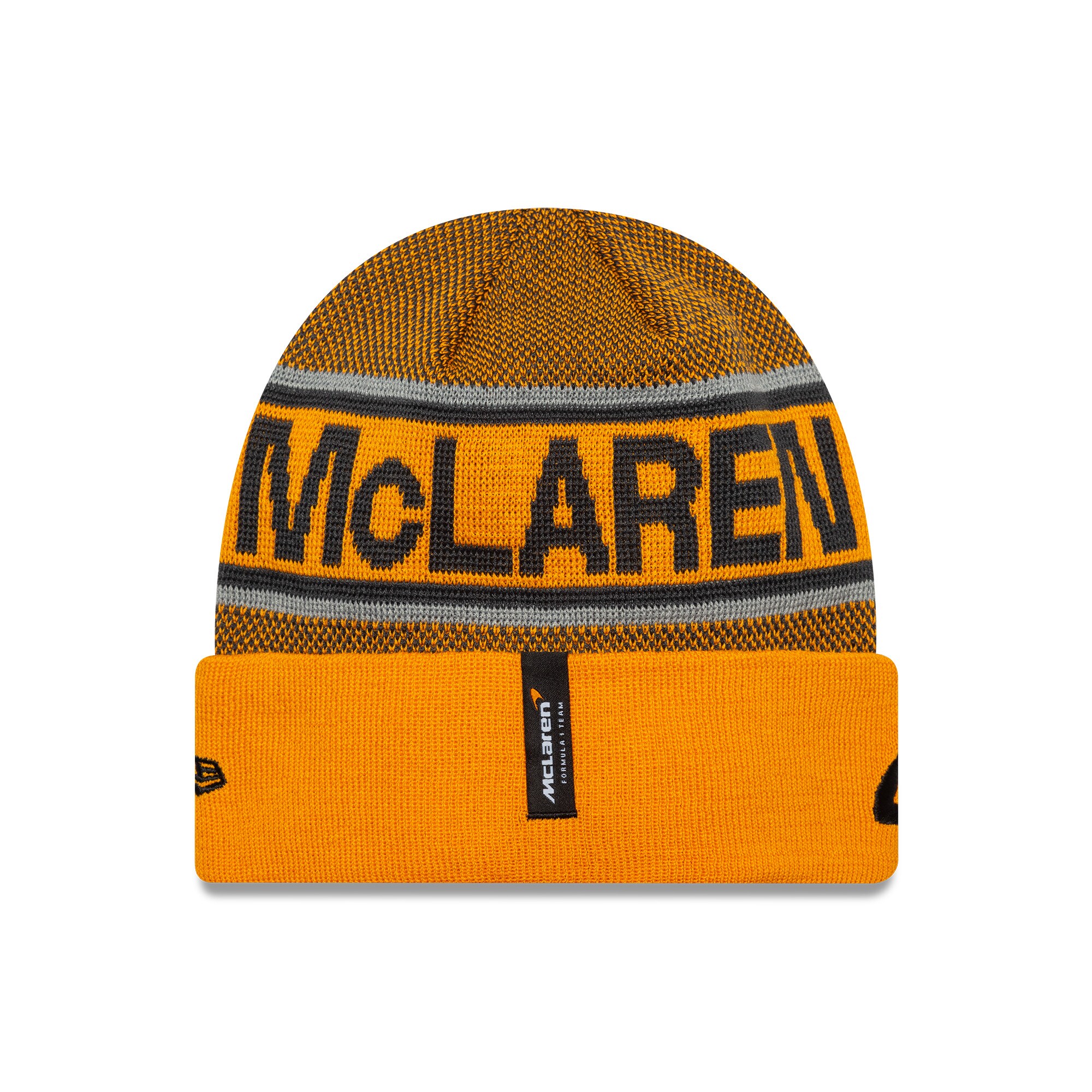 McLaren New Era Lando Norris Cuff Beanie - Papaya