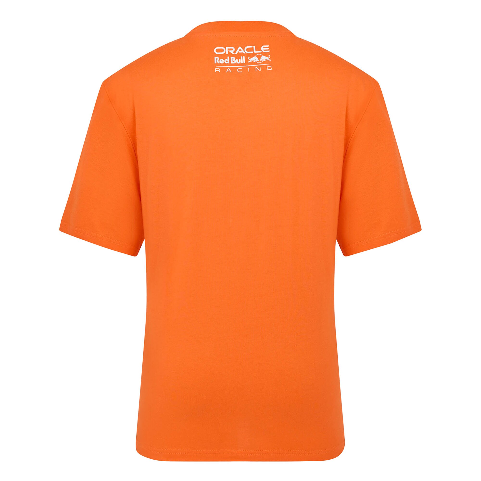 Red Bull Racing Max Verstappen Puzzle Driver T-Shirt - Orange - Kids