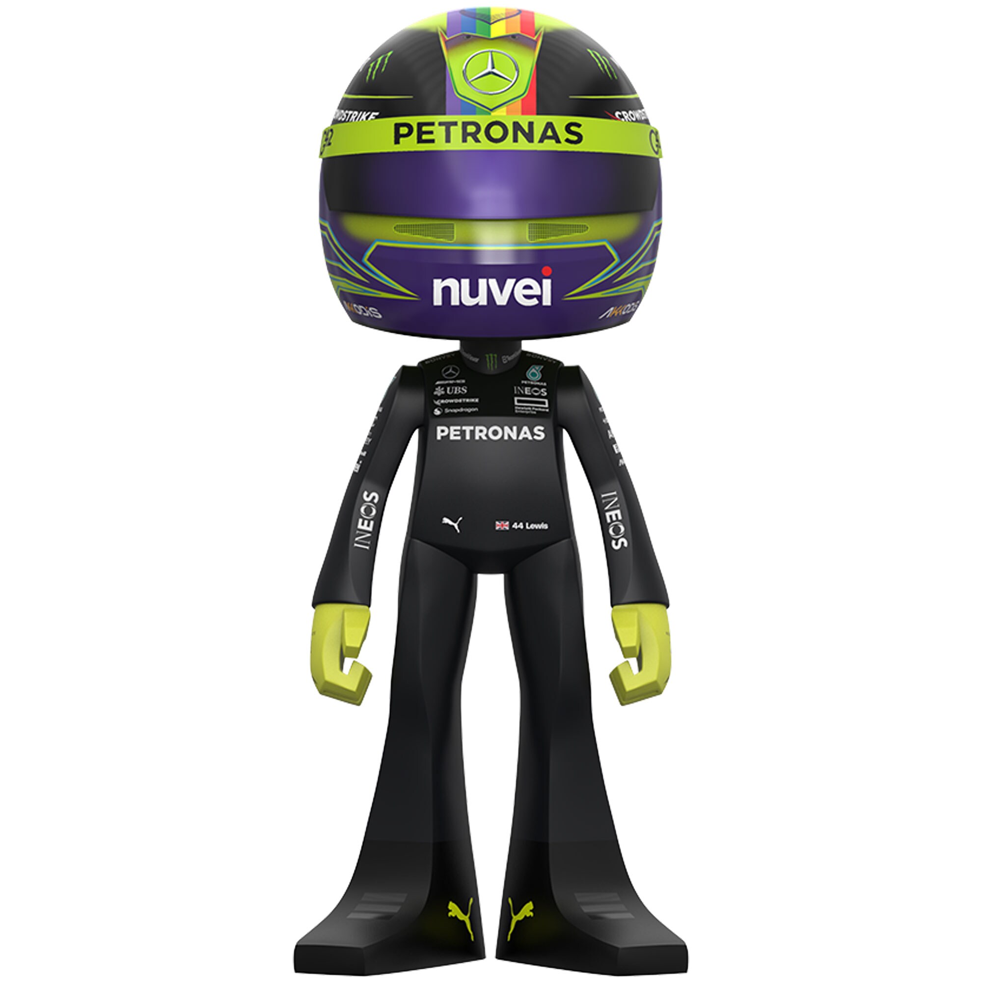 Mercedes Mighty Jaxx 2023 Lewis Hamilton Collectable Figurine