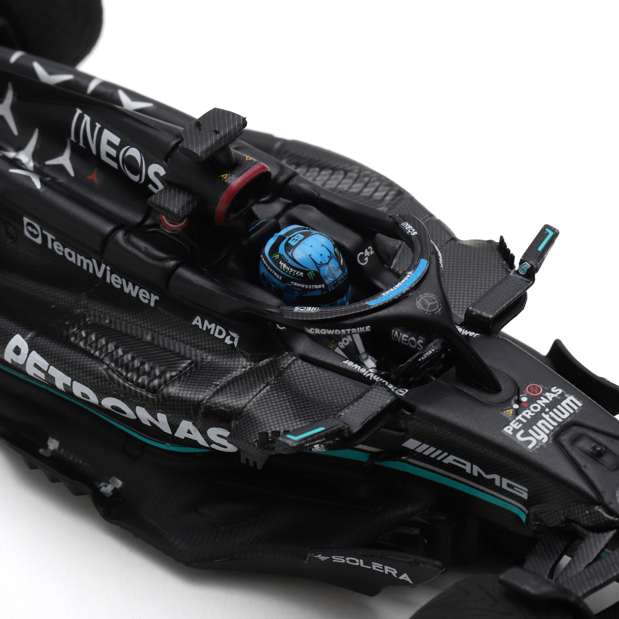 Mercedes AMG Petronas F1 W14 E Performance No.63 George Russell 5th Monaco GP 1:43 Spark Model