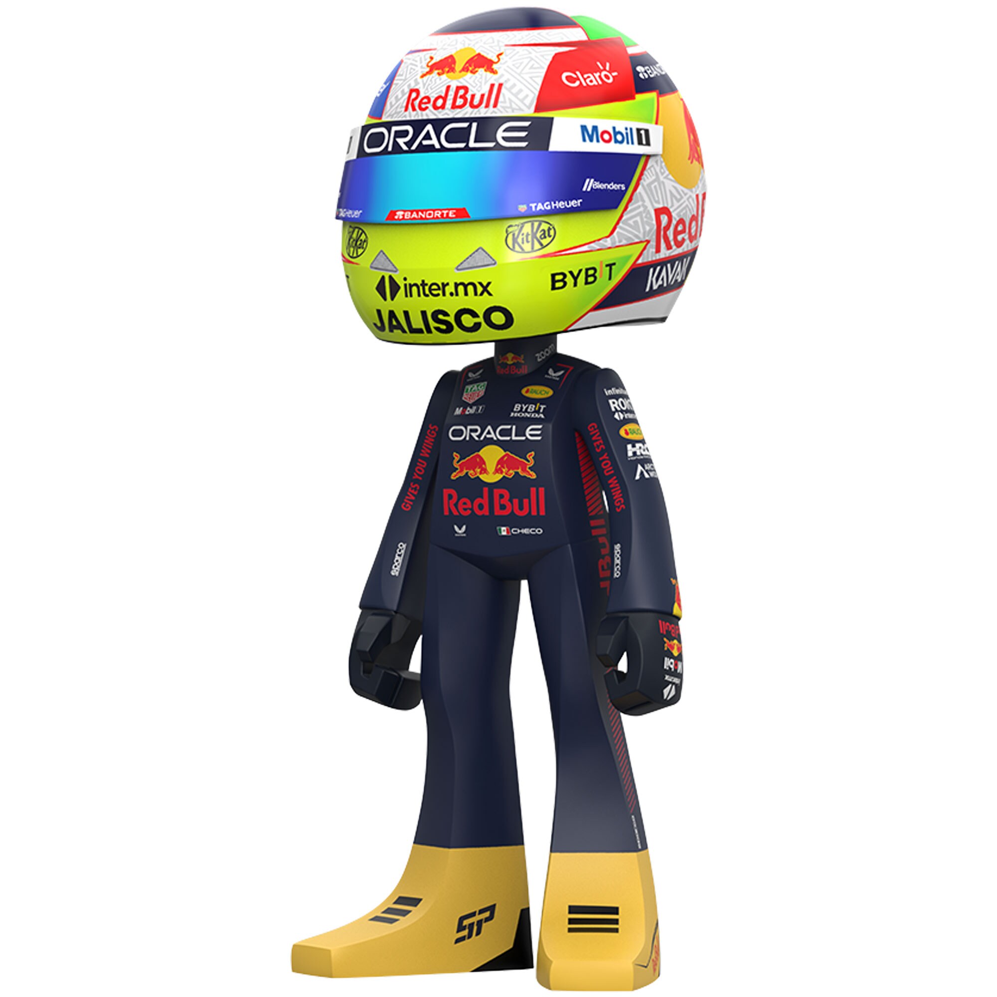 Red Bull Racing Mighty Jaxx 2023 Sergio Perez Collectable Figurine