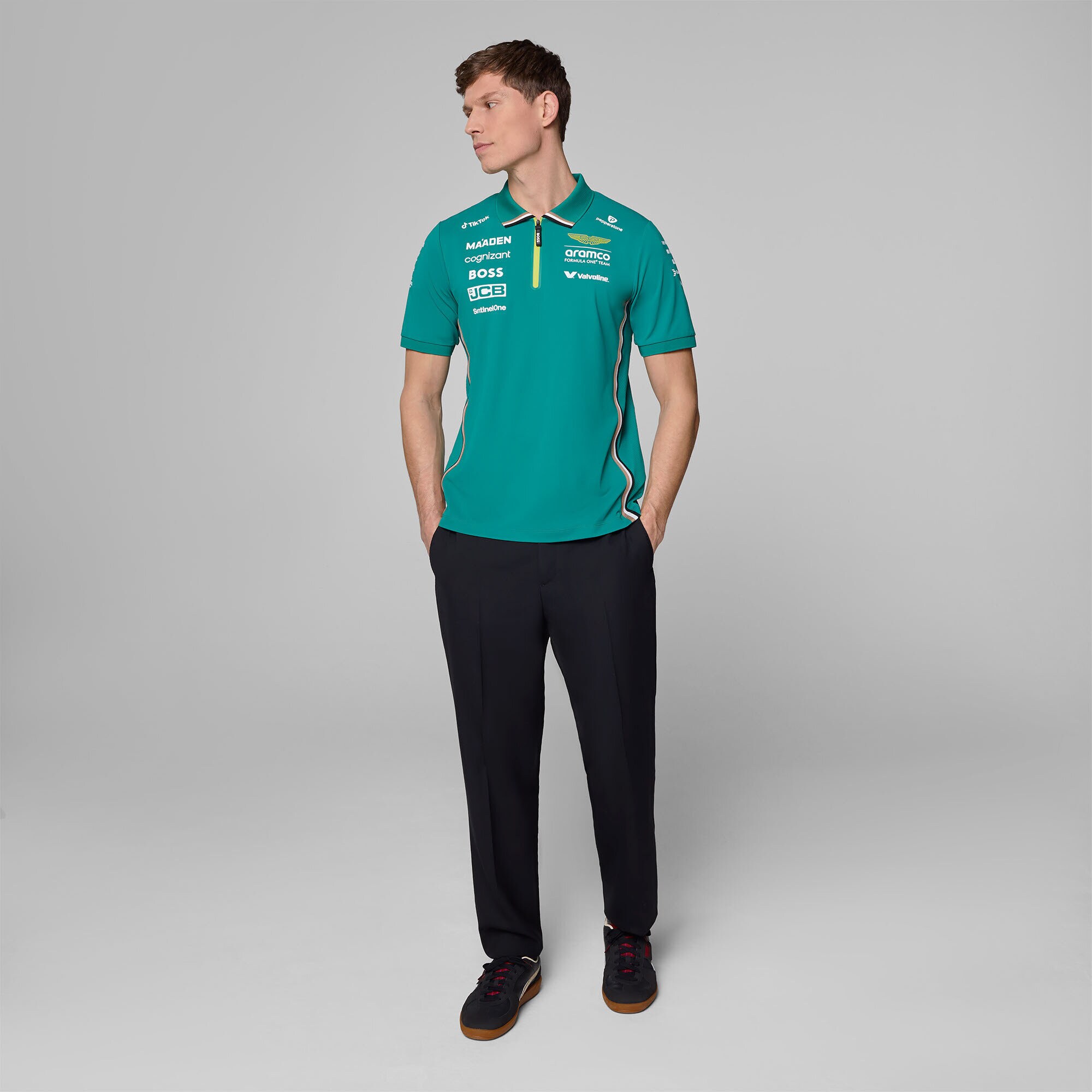 Aston Martin Aramco Cognizant F1 2025 Team Polo