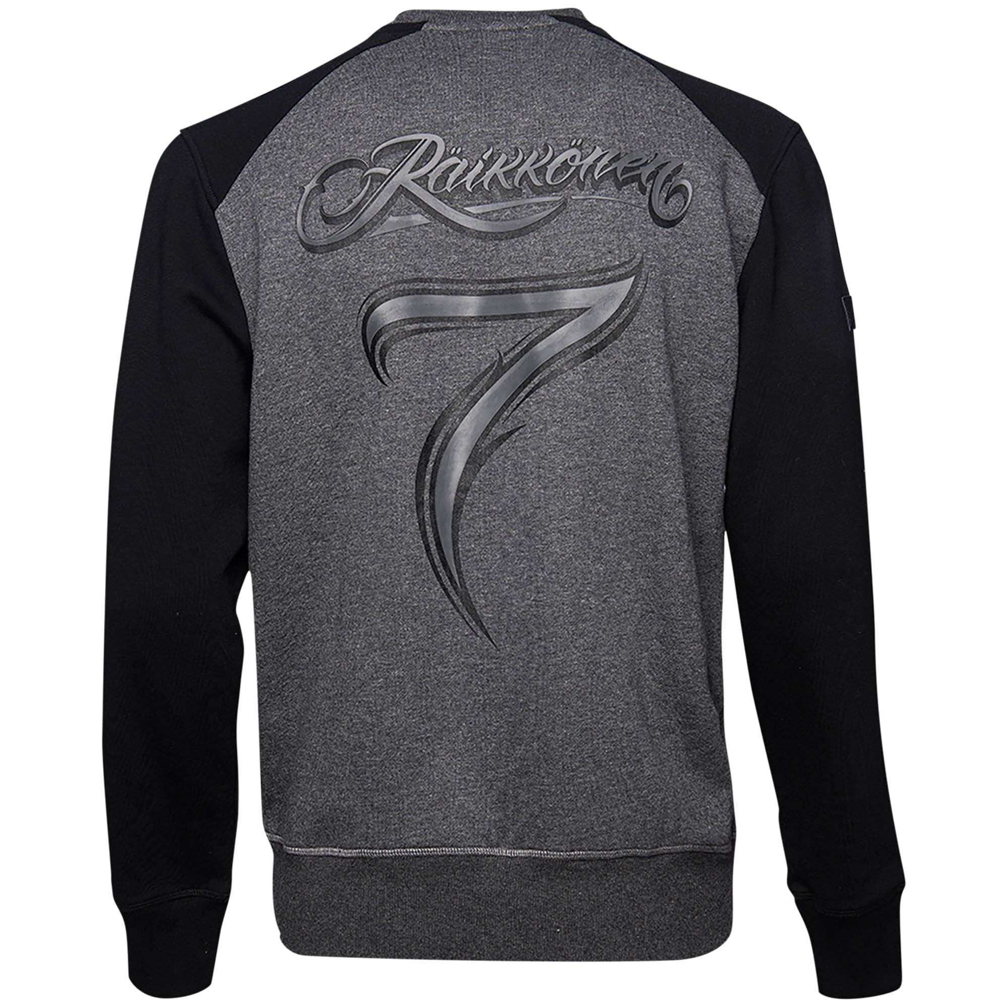 Kimi Script Logo Raglan Sweater - Black/Grey