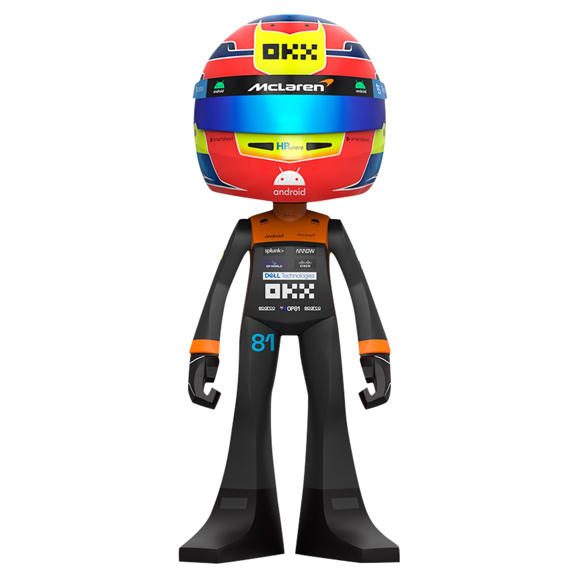 McLaren Mighty Jaxx 2023 Oscar Piastri Collectable Figurine