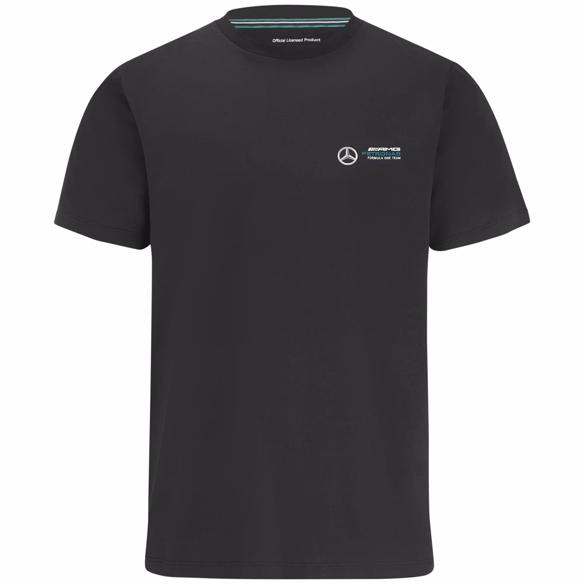 Mercedes AMG Petronas F1 Small Logo T-Shirt - Black - Unisex