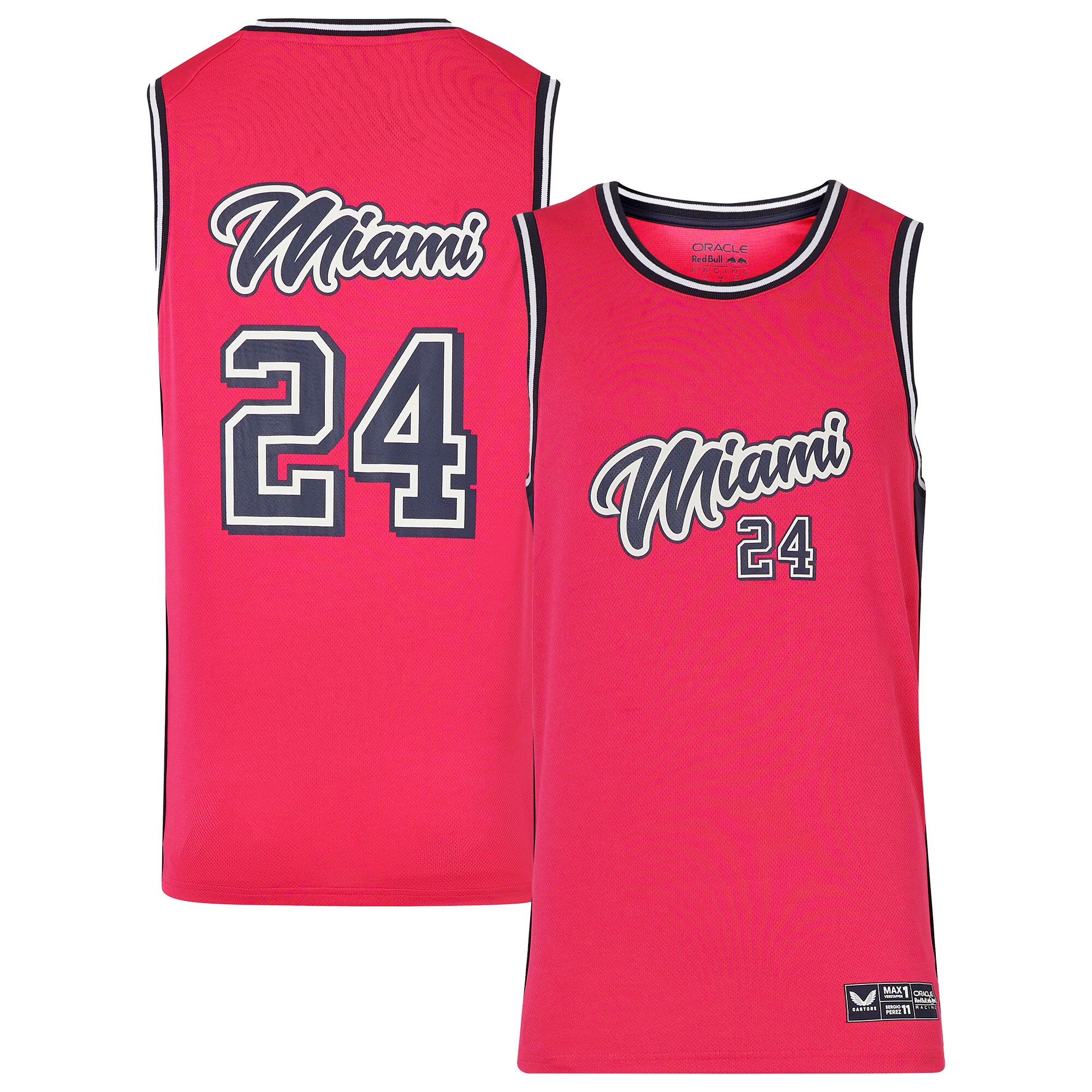 Red Bull Racing 2024 Special Edition Miami Basketball Jersey - Unisex