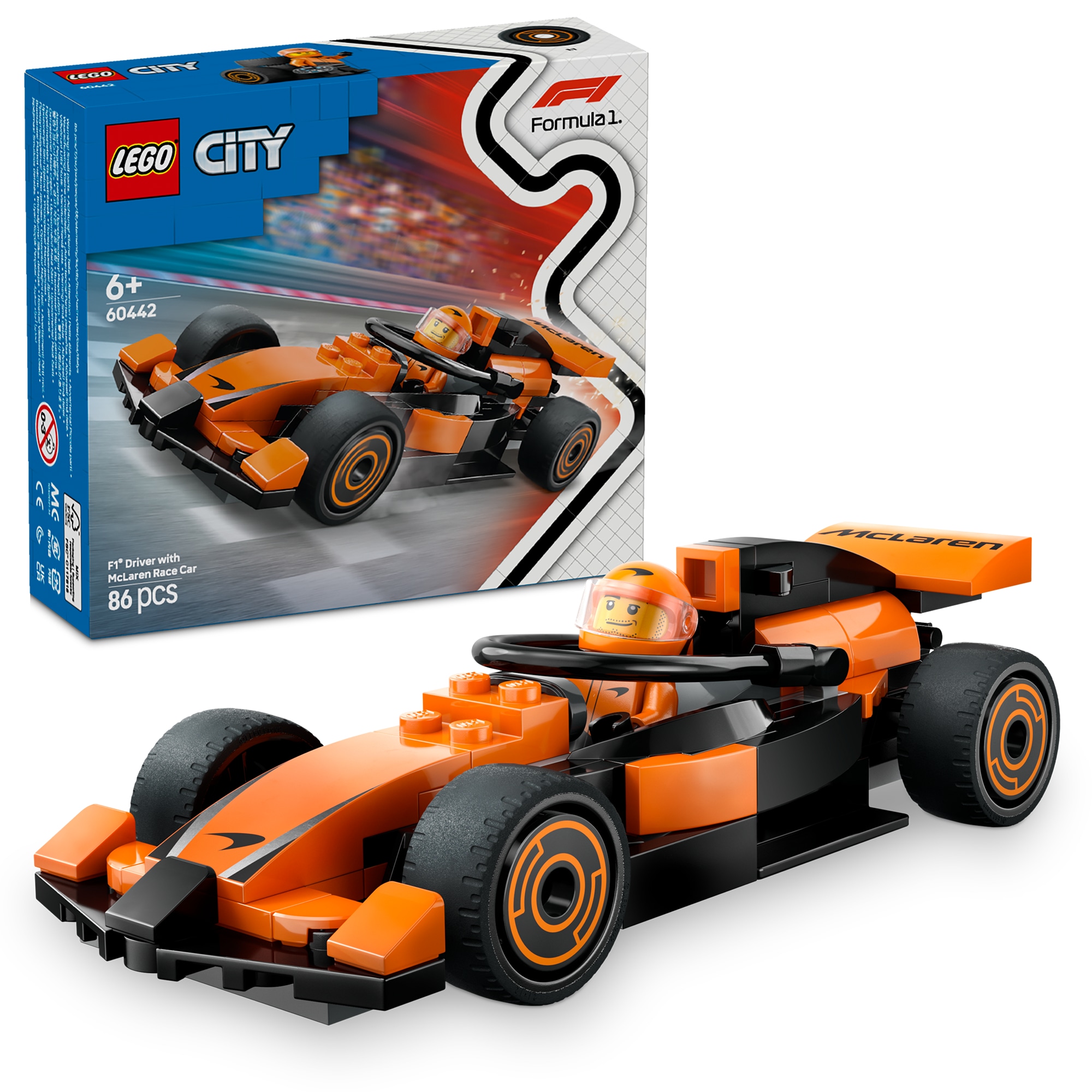 F1® LEGO® Driver with McLaren Race Car