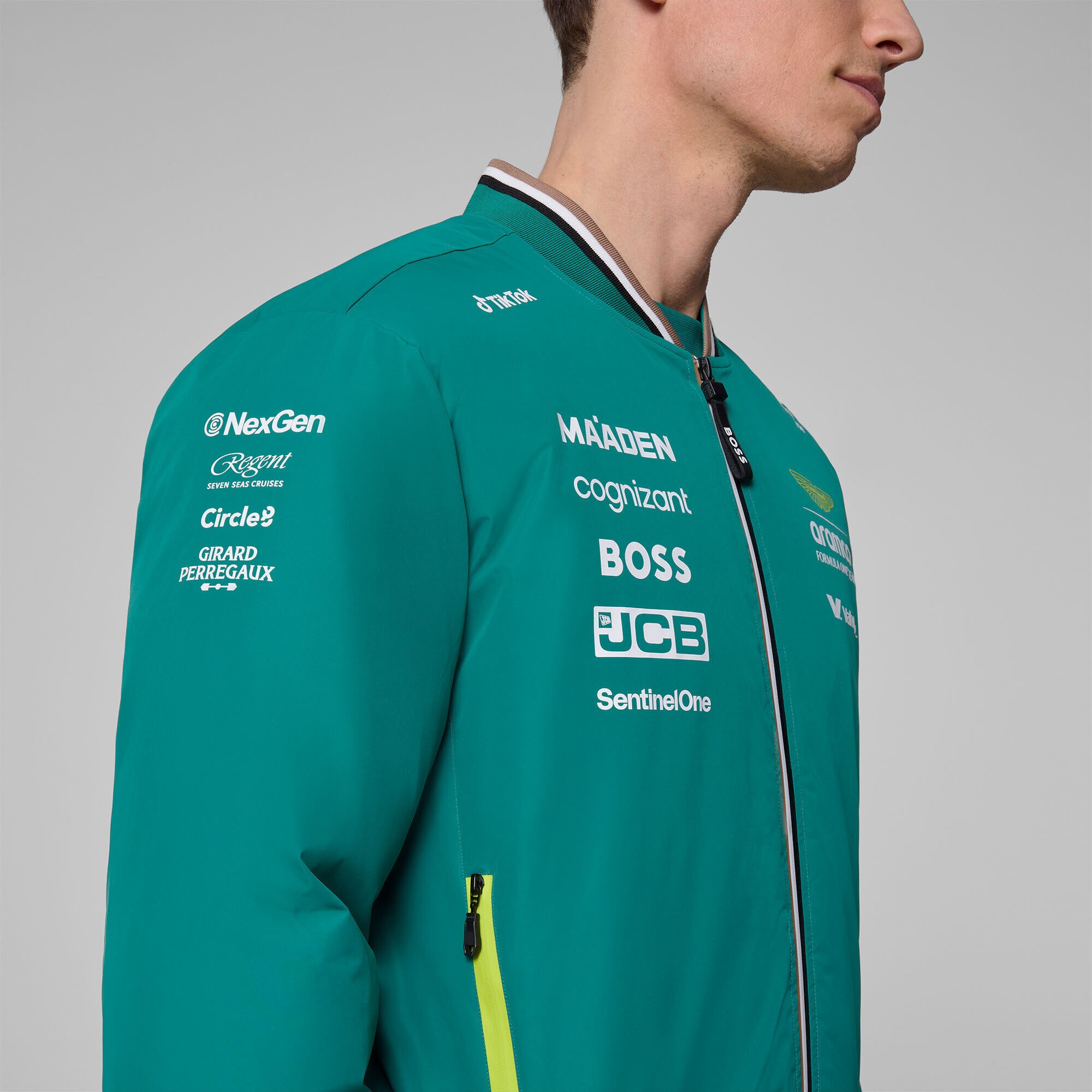 Aston Martin Aramco Cognizant F1 2025 Team Bomber Jacket