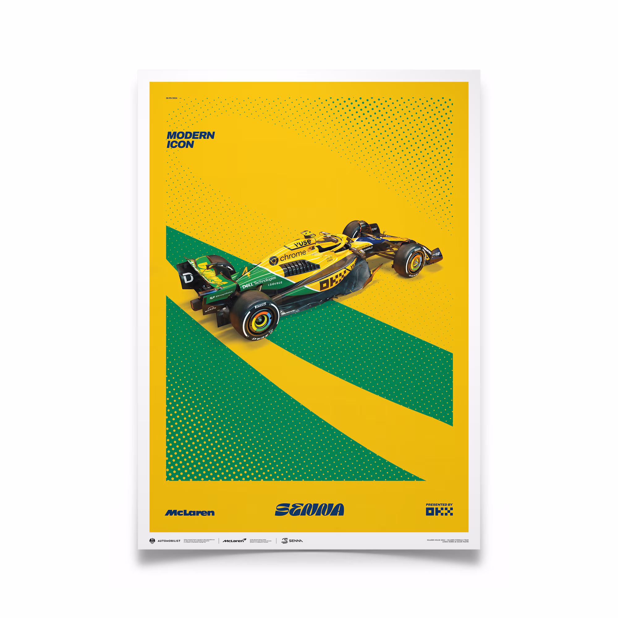 McLaren Senna - Monaco GP - 2024 Poster
