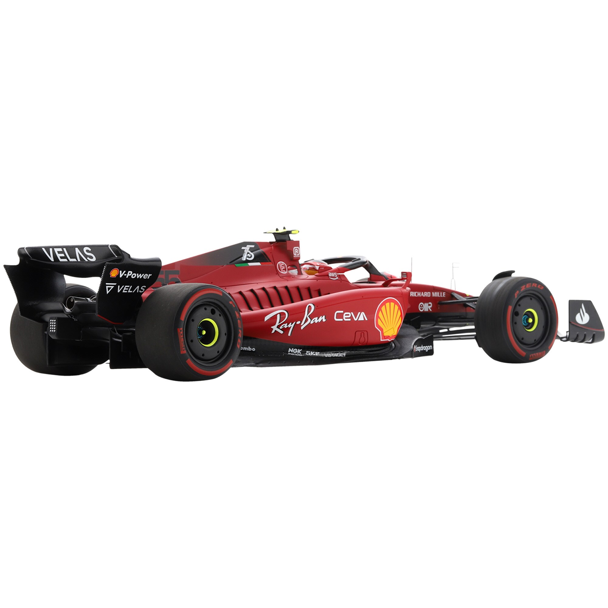 Scuderia Ferrari SF75 No.55 2nd Place Bahrain GP Carlos Sainz 1:18 LookSmart Model
