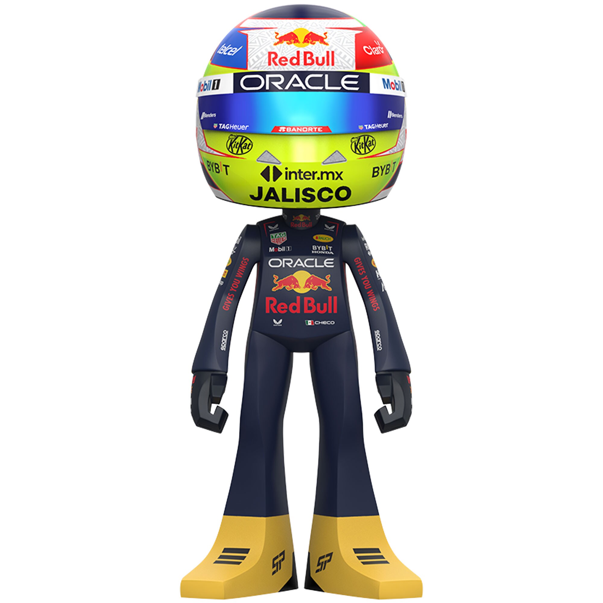 Red Bull Racing Mighty Jaxx 2023 Sergio Perez Collectable Figurine