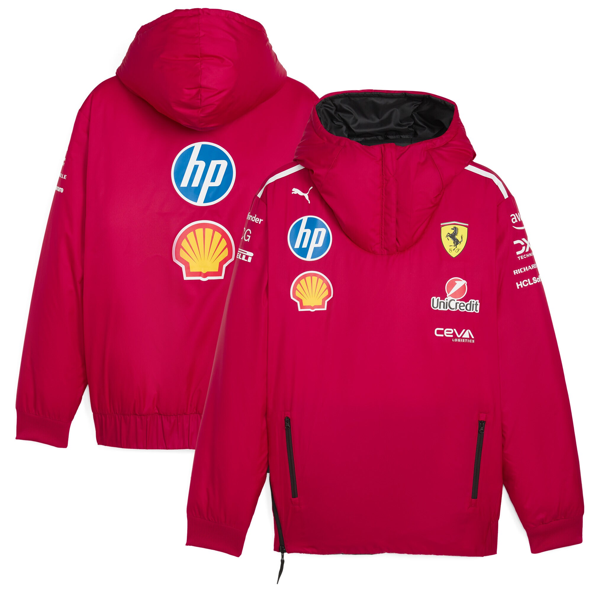Scuderia Ferrari 2025 Team Reversible Jacket