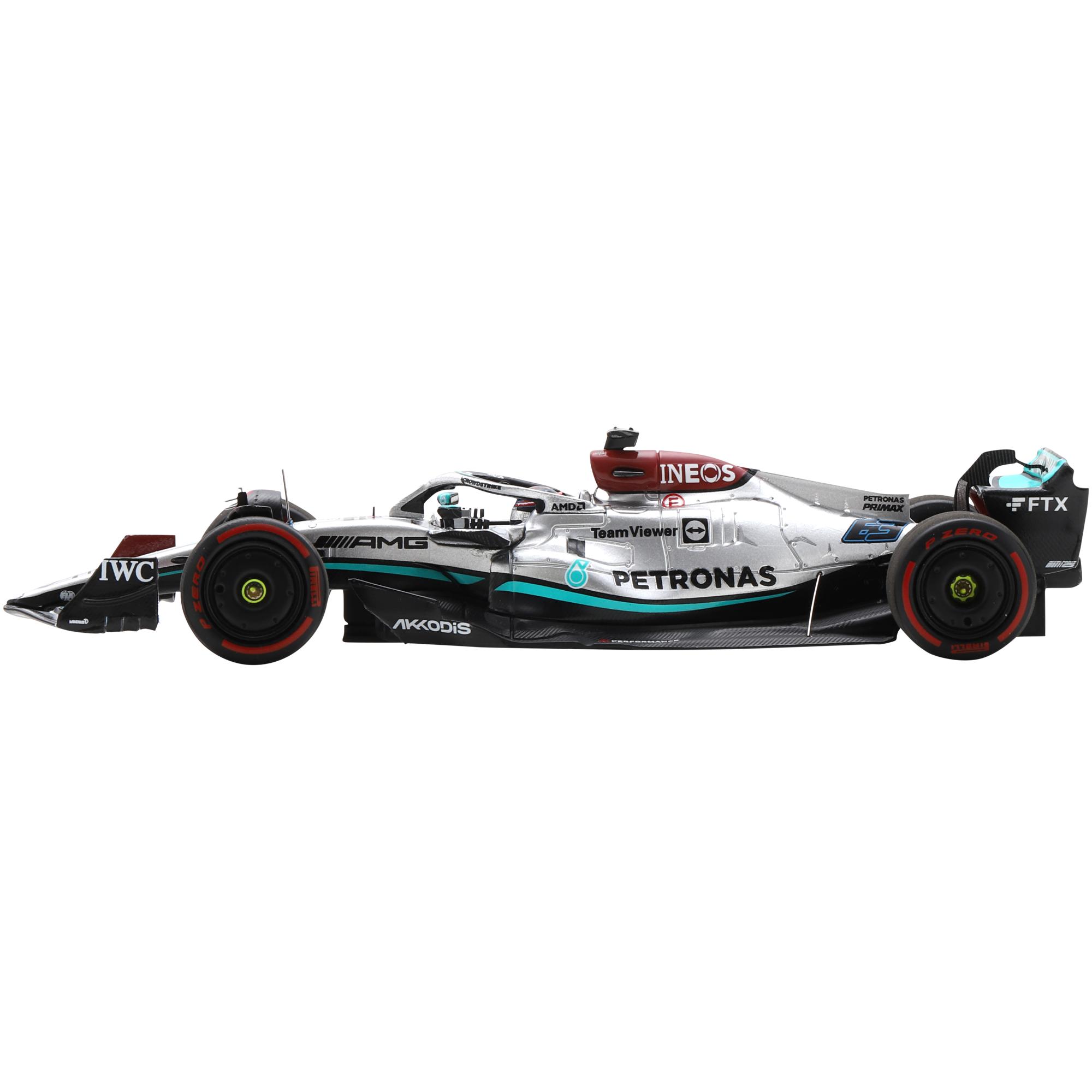 Mercedes AMG Petronas F1 No.63 W13 E Performance 4th Place Bahrain GP - George Russell 1:43 Model