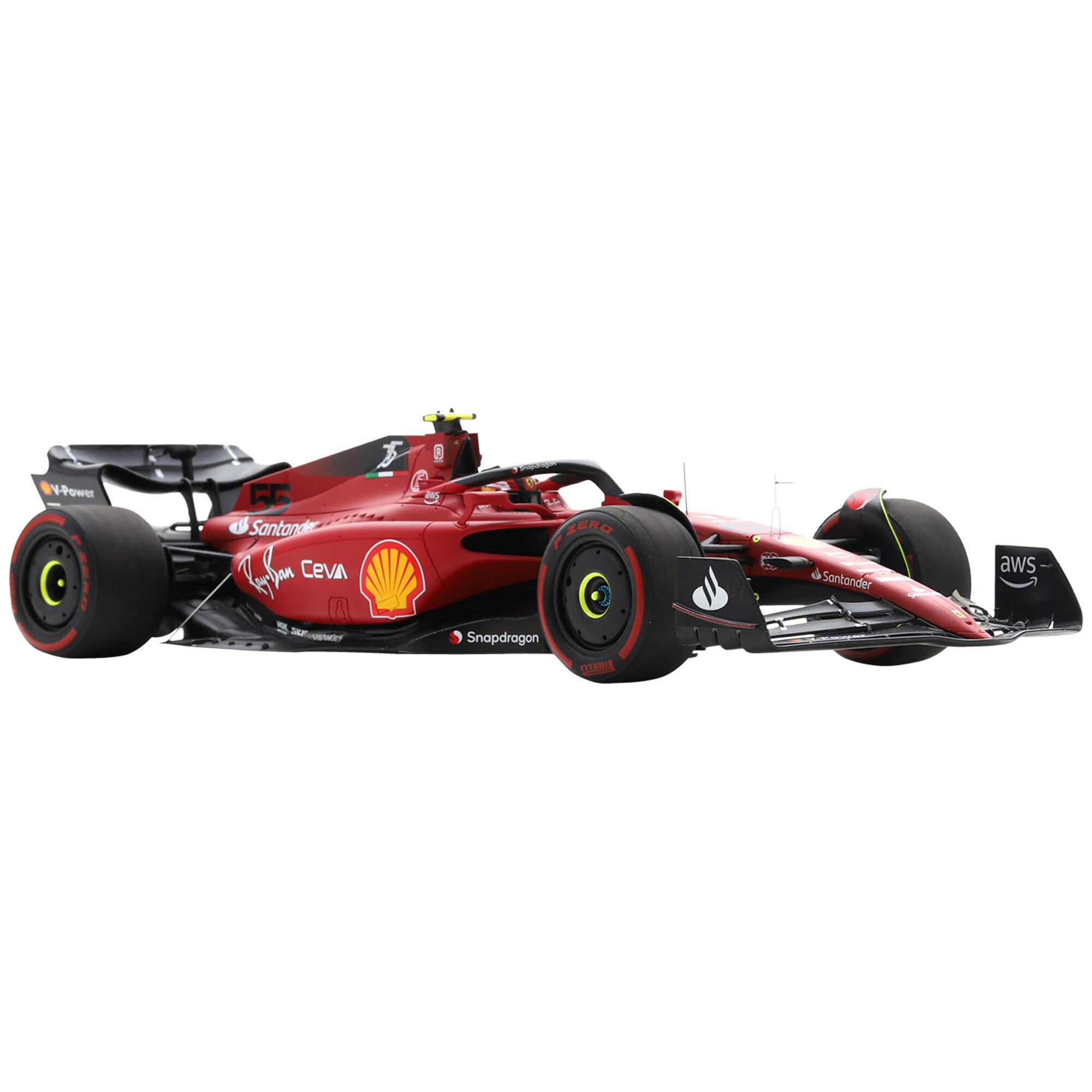 Scuderia Ferrari SF75 No.55 2nd Place Bahrain GP Carlos Sainz 1:18 LookSmart Model