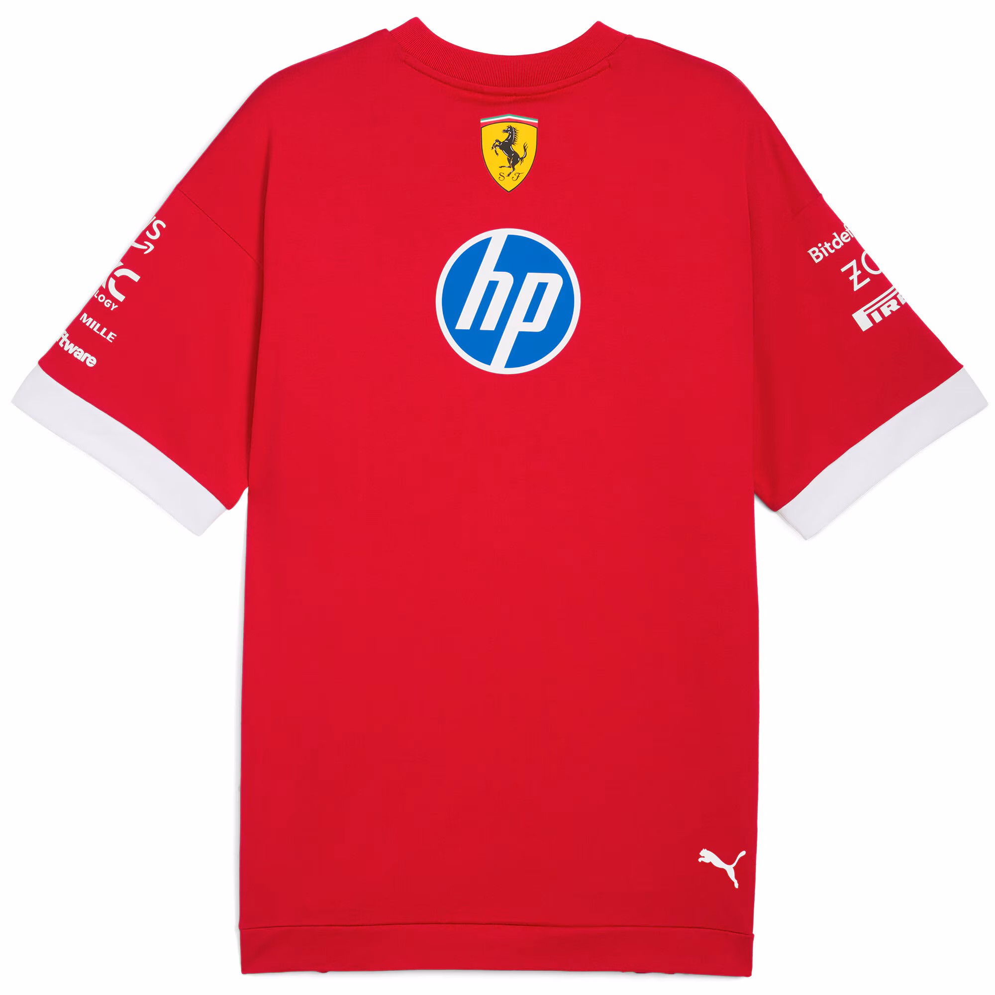 Scuderia Ferrari 2025 Drivers Oversized T-Shirt - Red